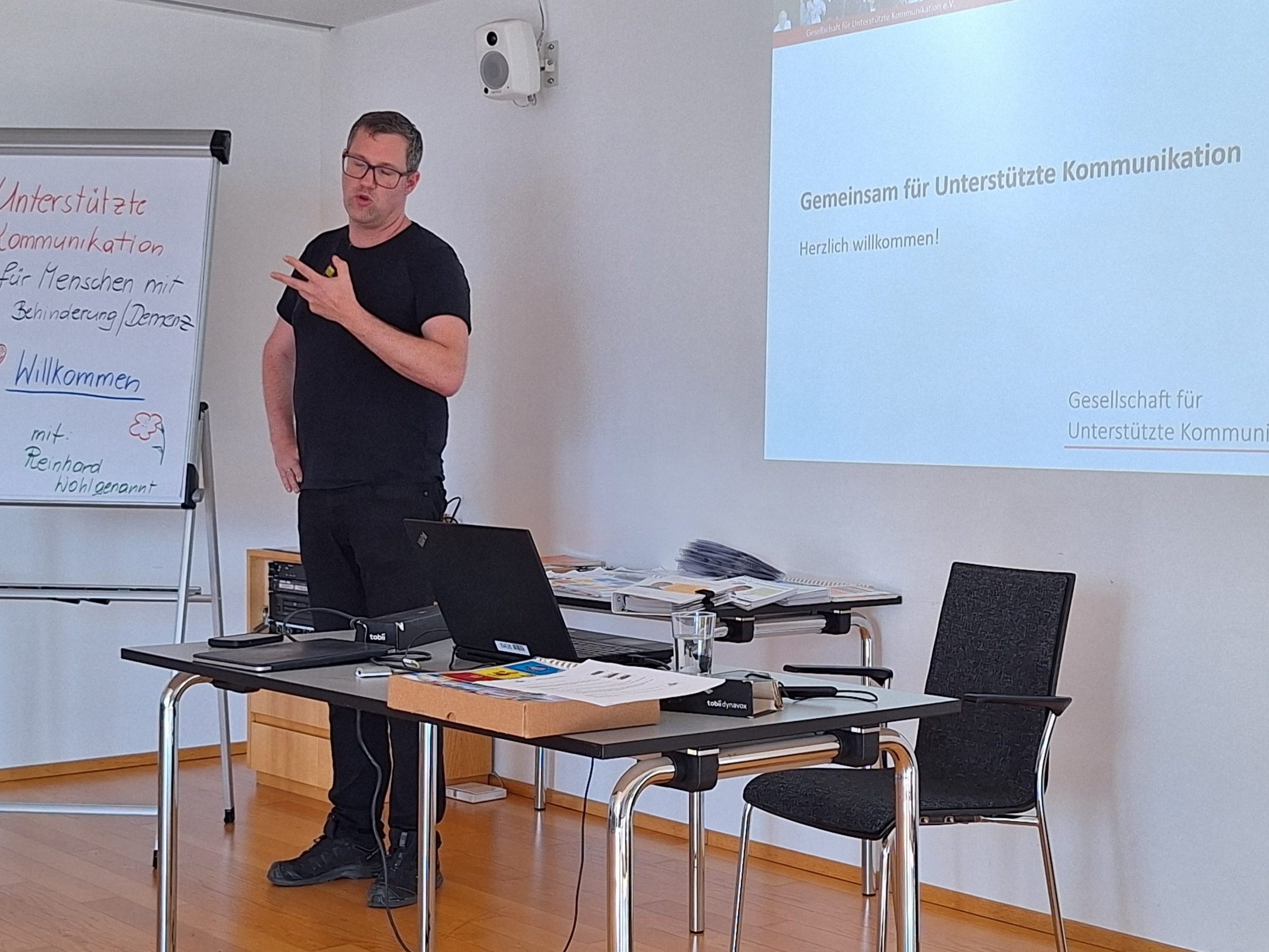 Reinhard Wohlgenannt in Aktion.
