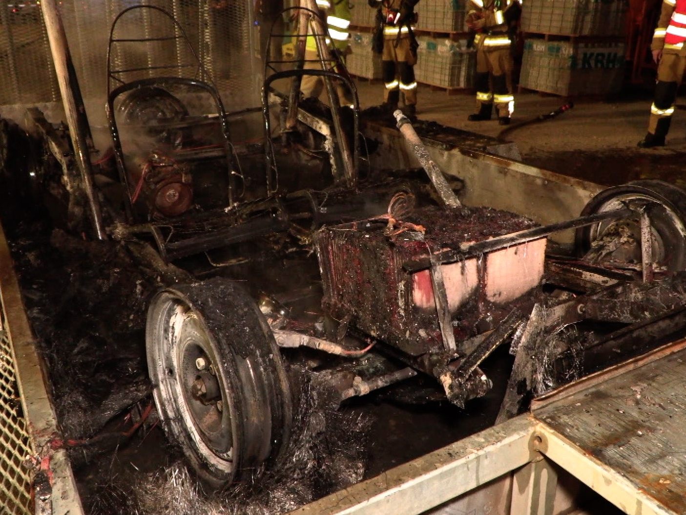 Fahrzeugbrand in Hard