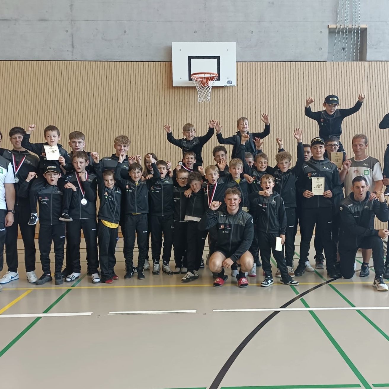 Sieg in der Mannschaftswertung im Turnier in Oberriet für den KSK Klaus Nachwuchs.