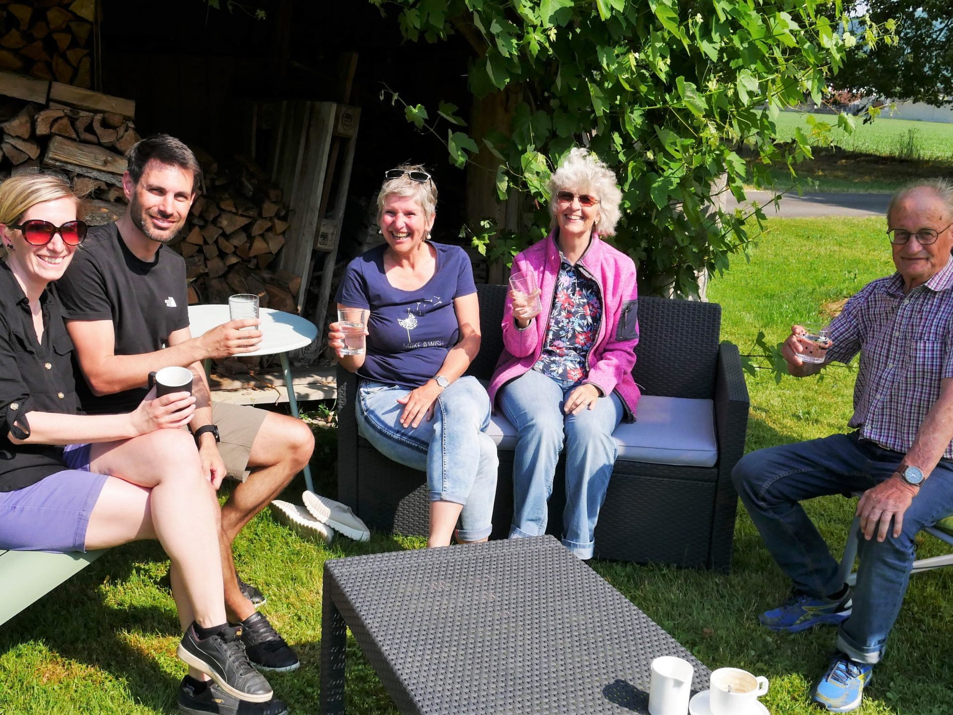 Beim Bänkle Hock kommt man ins Gespräch.