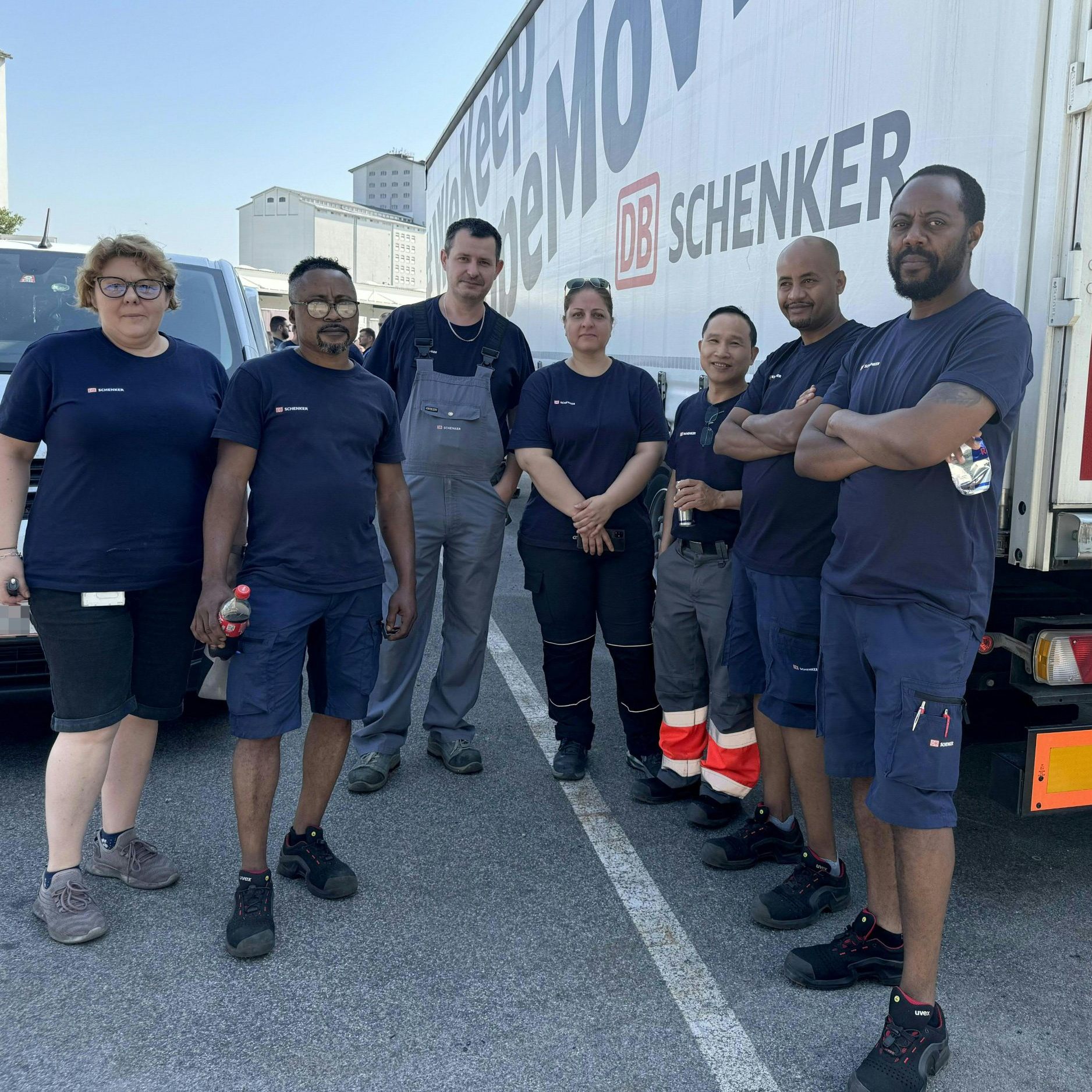 Warnstreik am Dienstag, 25. Juni 2024, bei DB Schenker in Wien