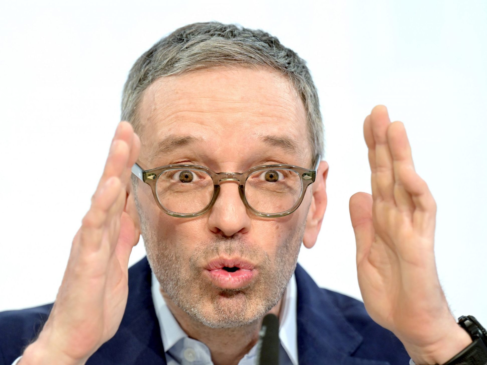 Kickl schimpft weiter. Kickl schimpft weiter.