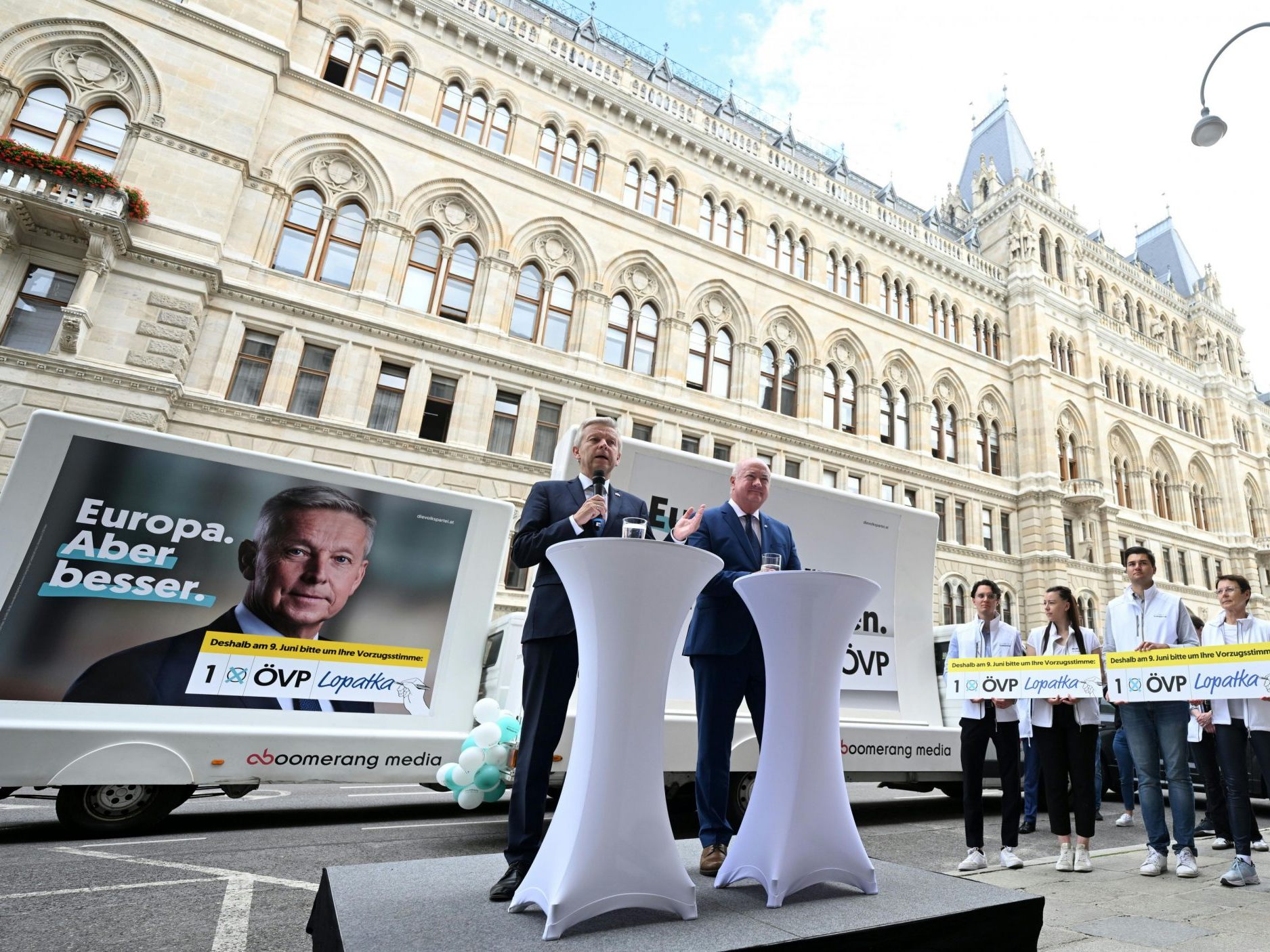 Die ÖVP beging ihr Wahlkampfende in Wien. Die ÖVP beging ihr Wahlkampfende in Wien.