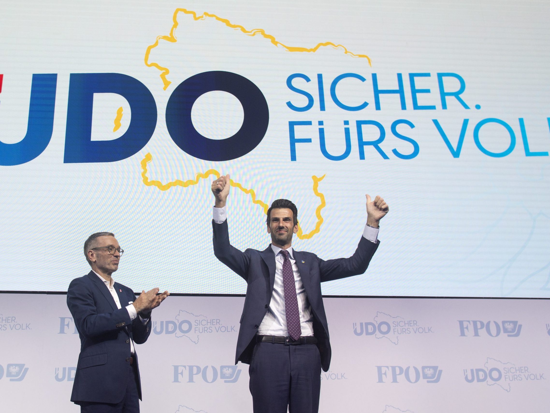 Landbauer nahm die Wiederwahl zum FPÖ NÖ-Chef dankend an.