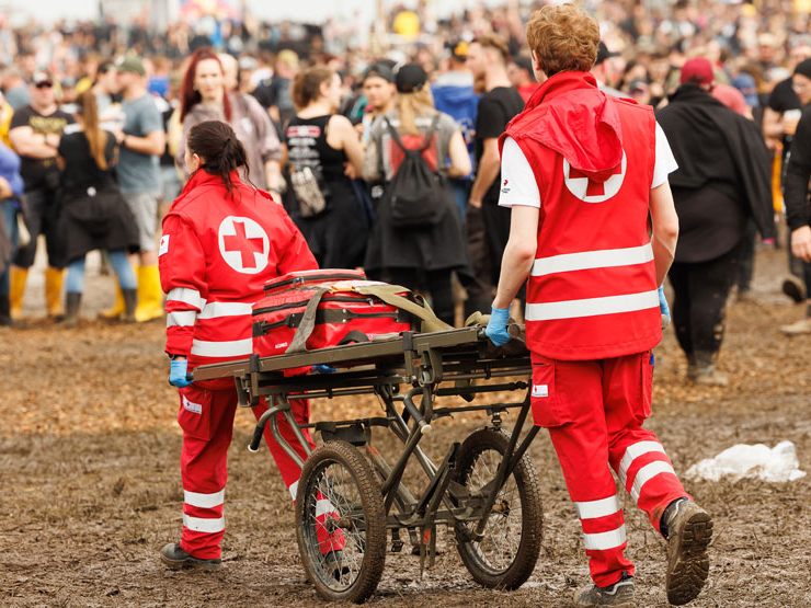 Das Rote Kreuz betreute 2.100 Personen beim Nova Rock.