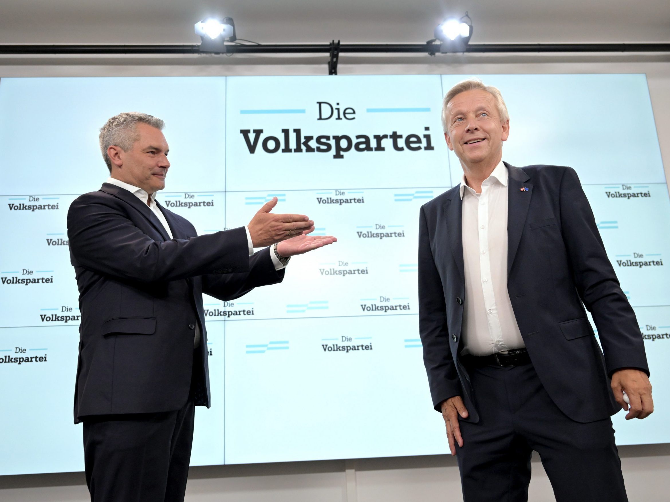 Für Nehammer ist das Ergebnis "überhaupt nicht erfreulich". Für Nehammer ist das Ergebnis "überhaupt nicht erfreulich".