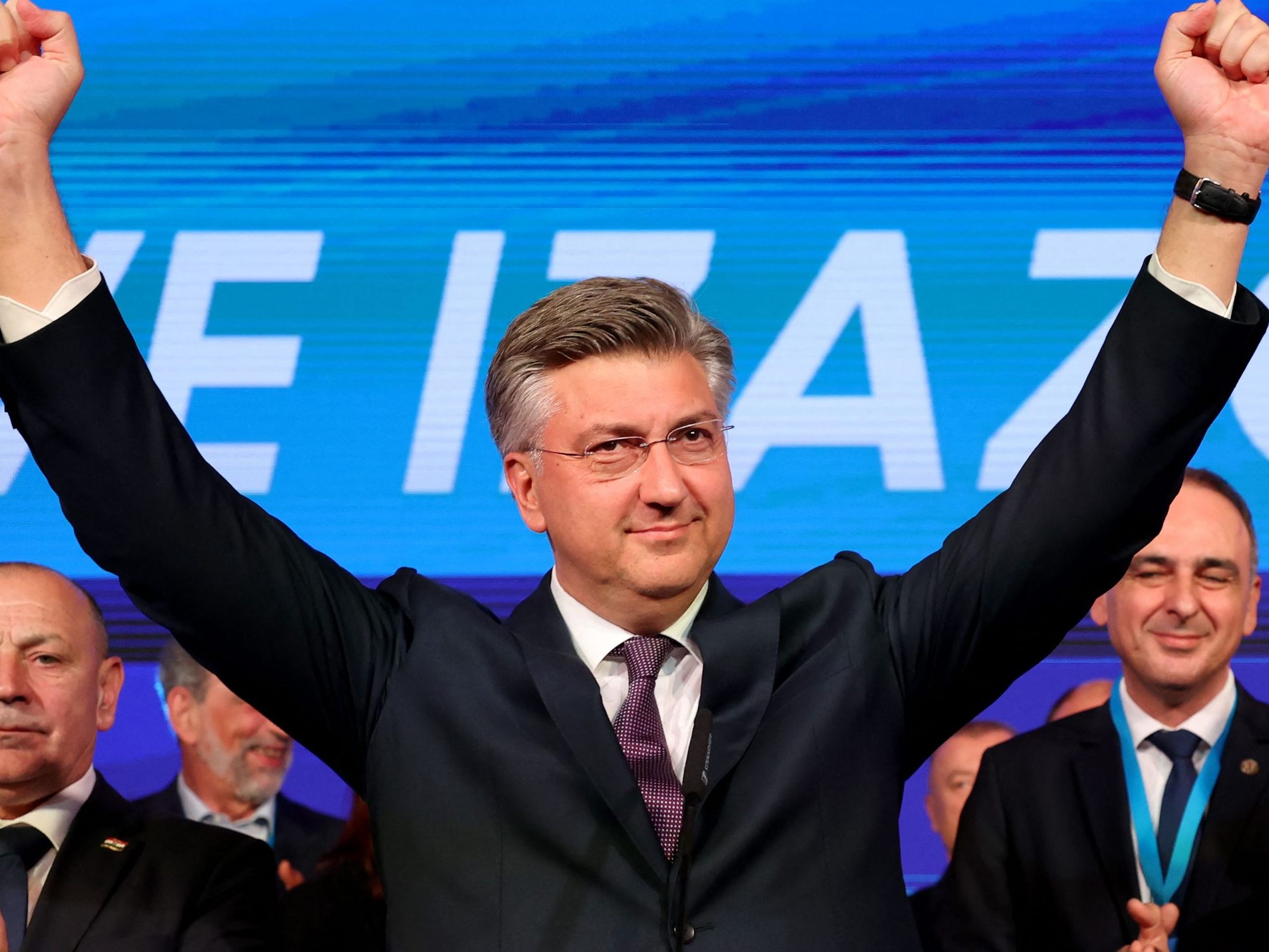 In Kroatien hat HDZ die Europawahl gewonnen. In Kroatien hat HDZ die Europawahl gewonnen.