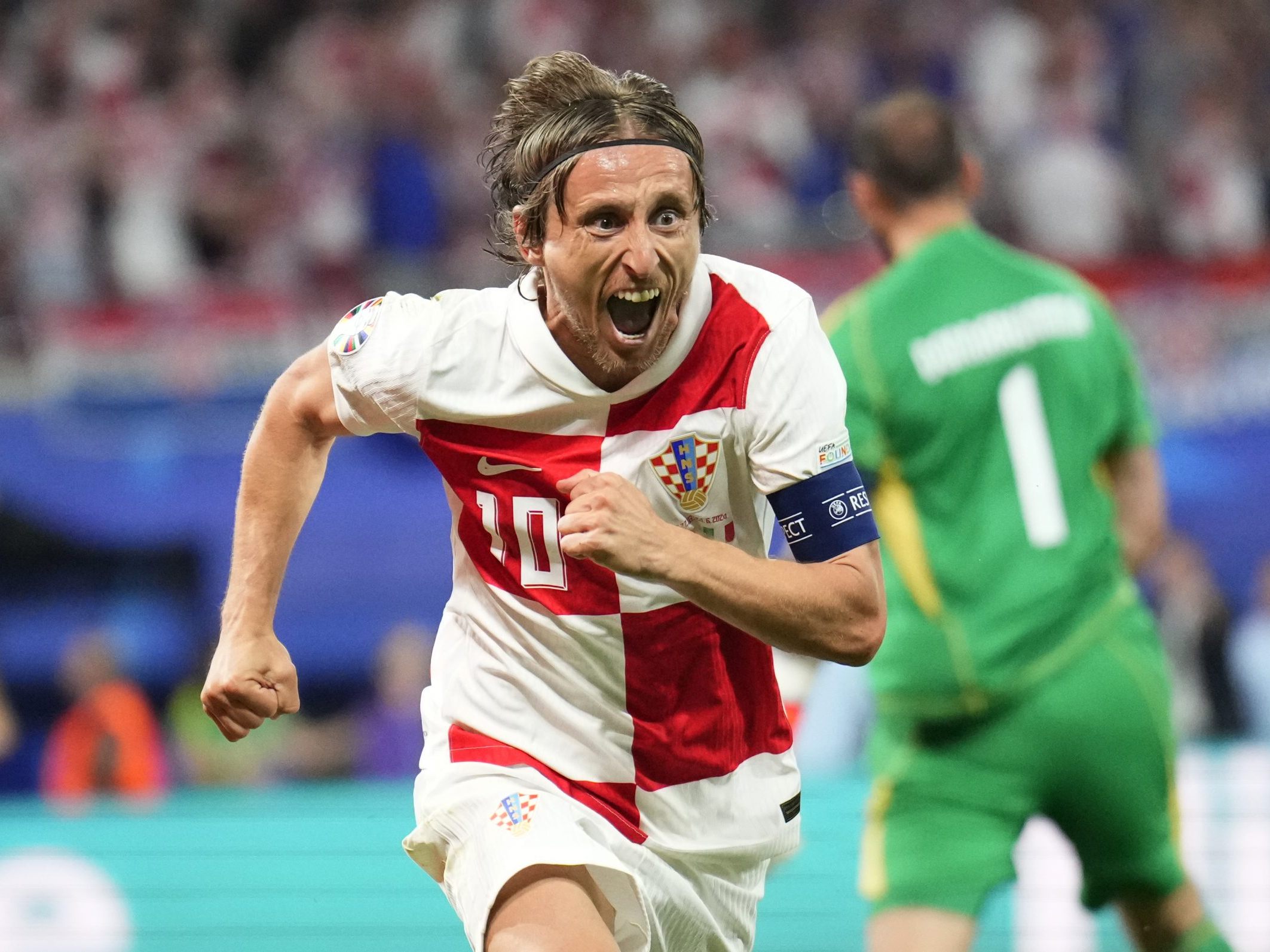 Luka Modric ist nun ältester EM-Torschütze. Luka Modric ist nun ältester EM-Torschütze.