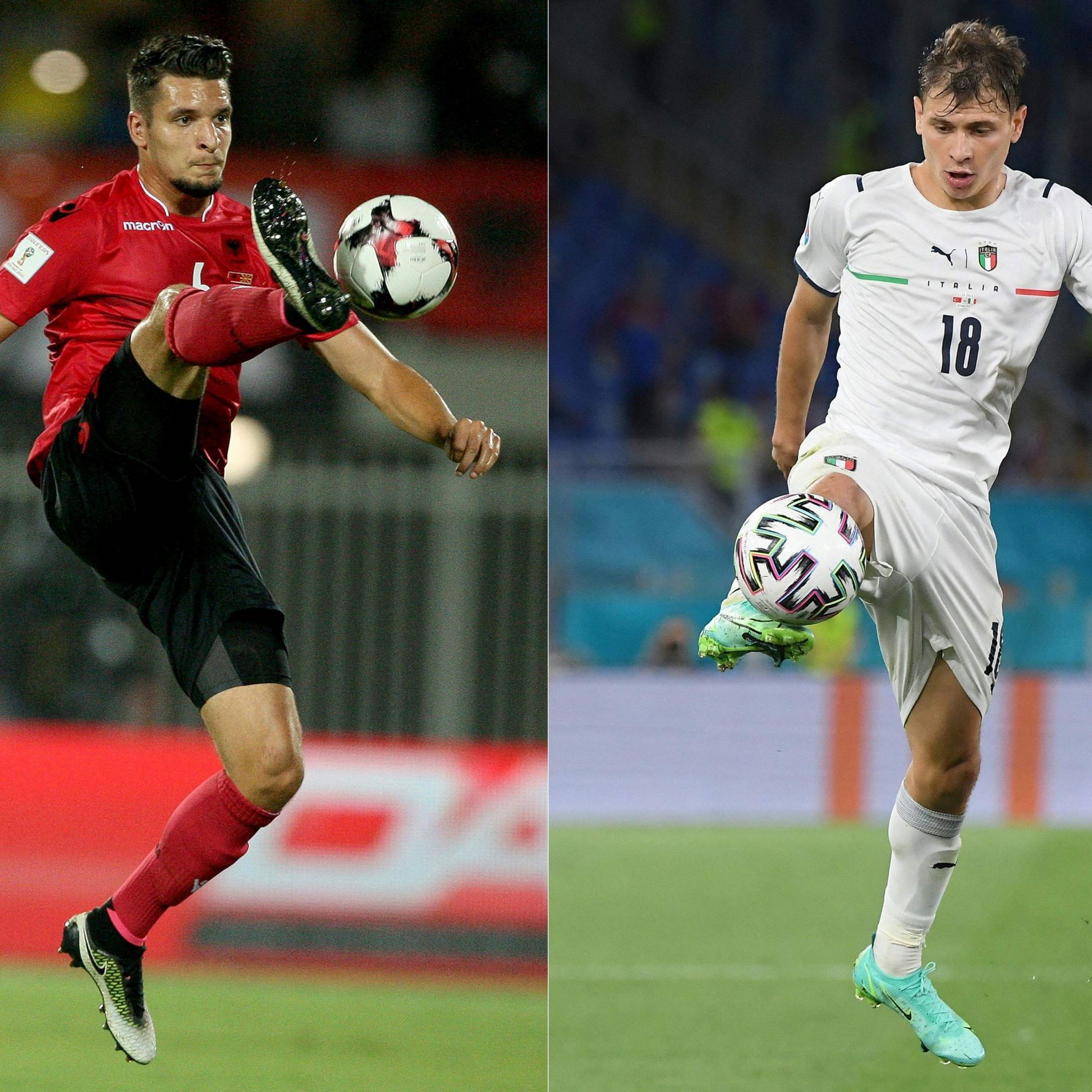 Die Italiener bauen auf ihr Kollektiv, die Albaner auf ihre Italien-Kegionäre.