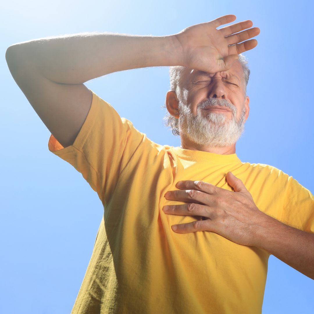 Hitzewellen wirken sich auf den menschlichen Körper aus.