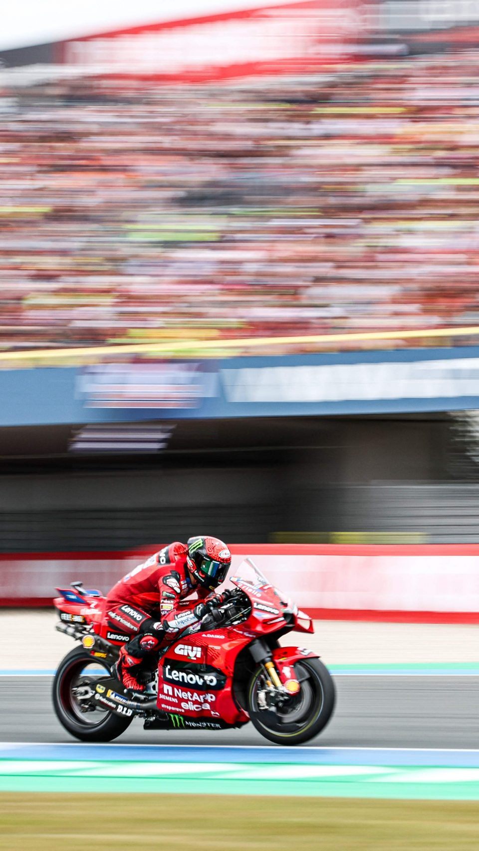 Francesco Bagnaia gewinnt auch das Rennen am Sonntag.