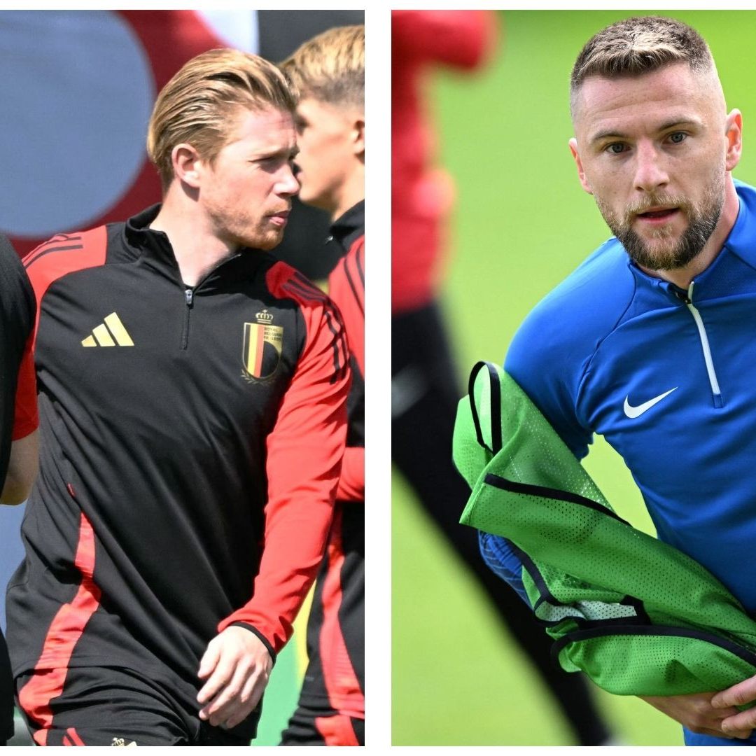 Die Stars der beiden Mannschaften Kevin de Bruyne (li.) und Milan Skriniar (re.)