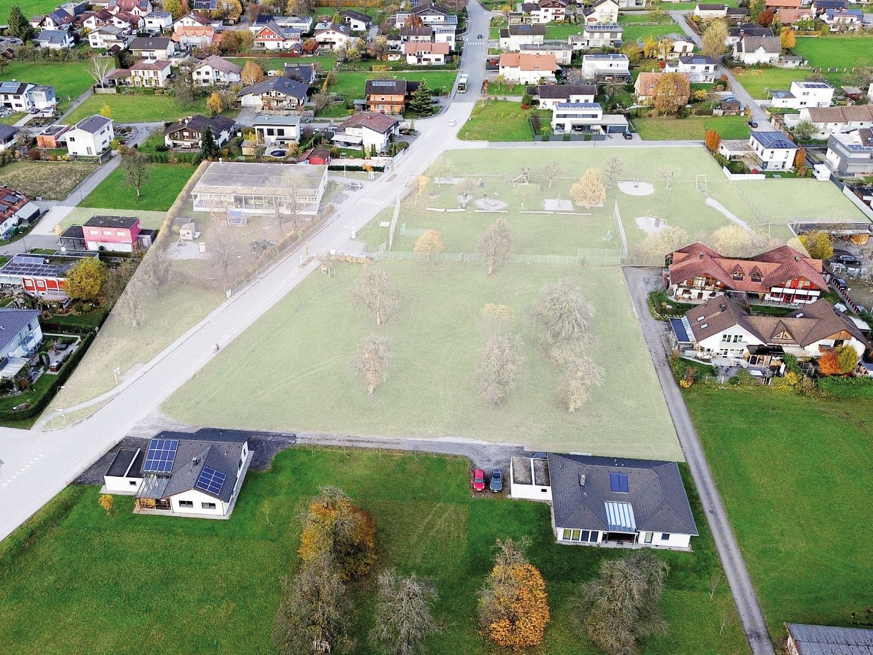 Das Quartier Merowinger in Rankweil.