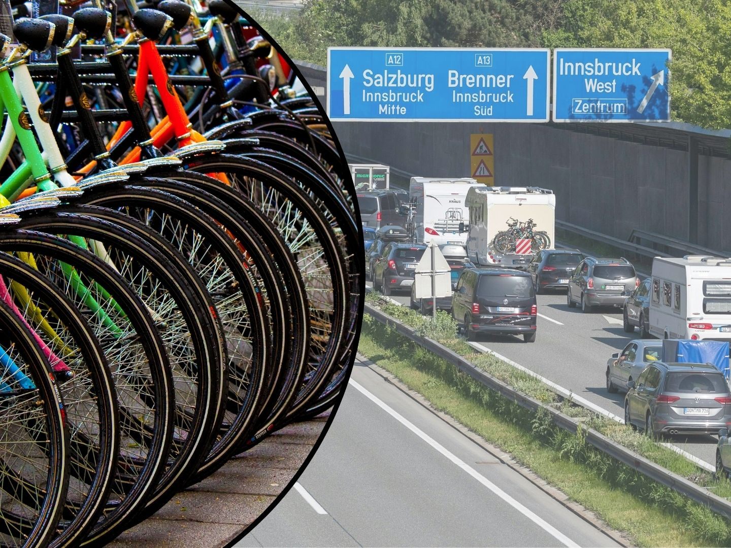 Eine Fahrraddemo dürfte am Freitag den Verkehr auf der A12 lahmlegen.