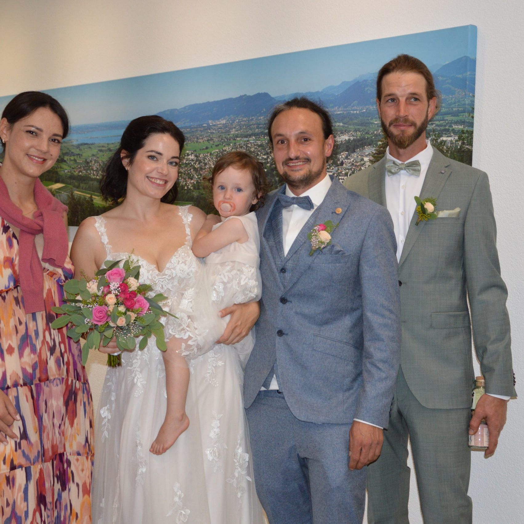 Carina Bernhard und Dominik Eugster feierten Hochzeit.