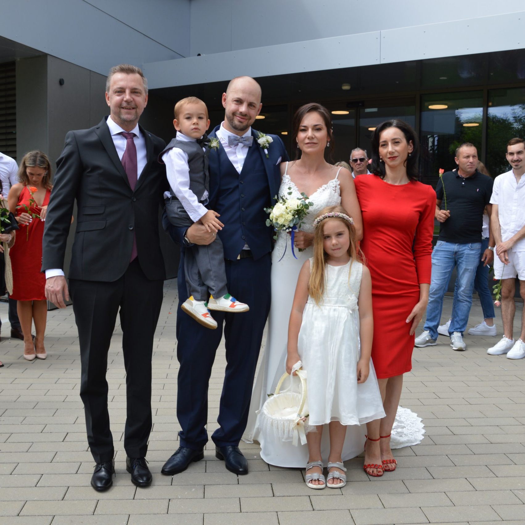 Florina Strujan und René Scheucher feierten ihre standesamtliche Trauung.