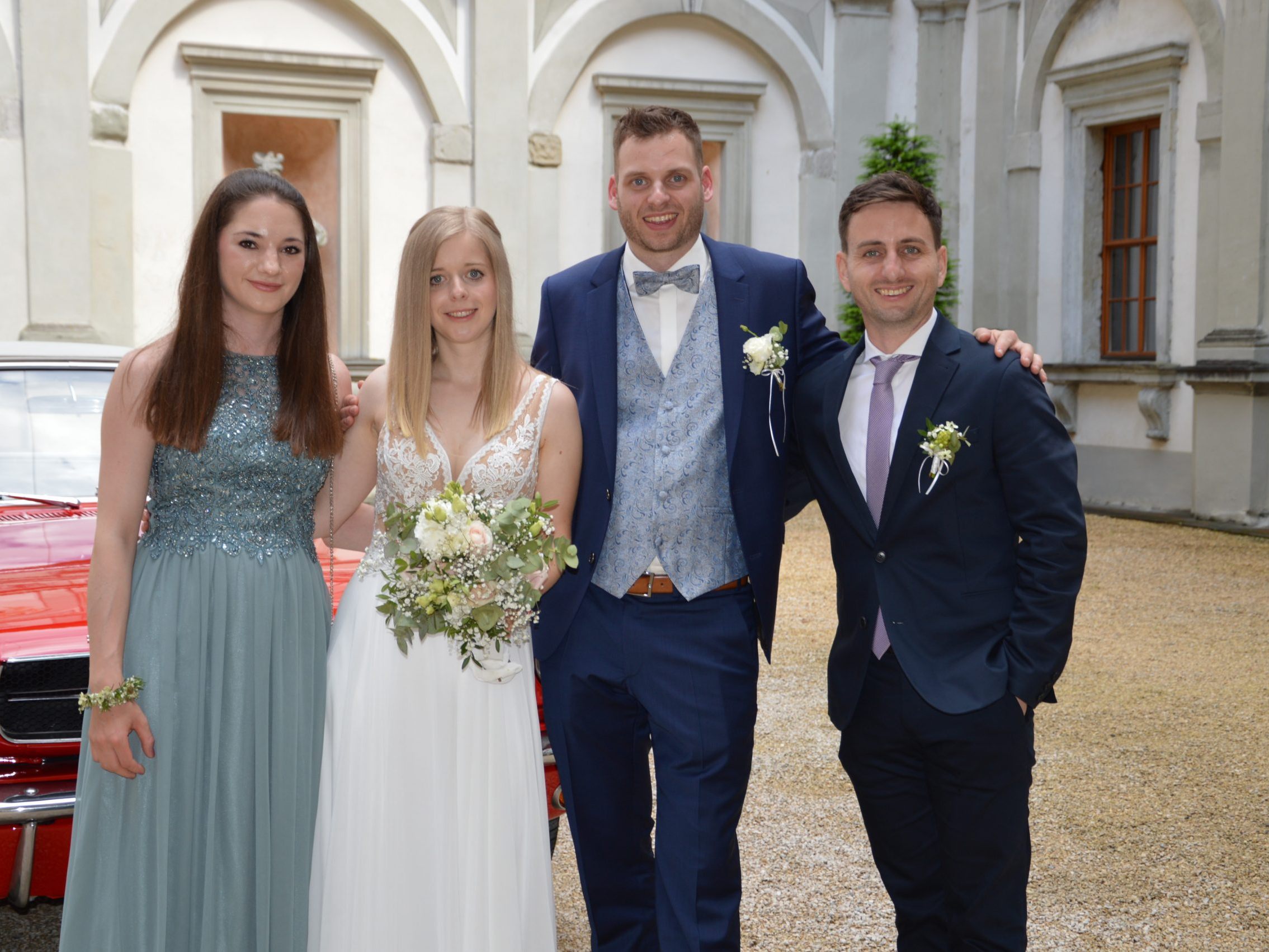 Simone Stotter und Timo Lampert feierten Hochzeit.