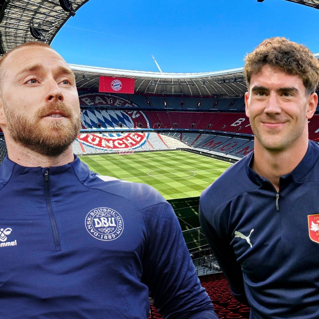 Dänemark trifft heute in der Münchner Allianz-Arena auf Serbien.