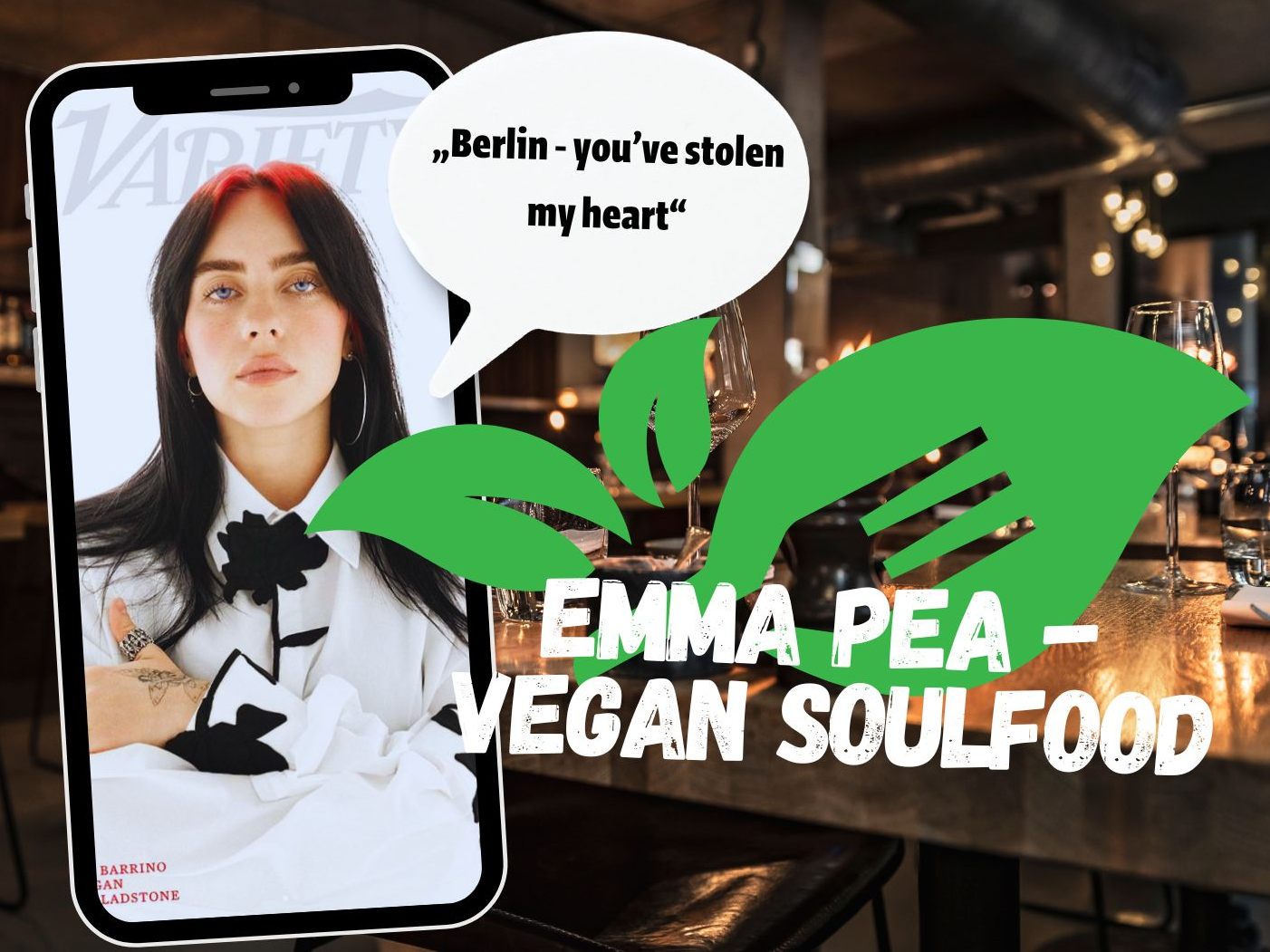 Billie Eilish lobt Berlins vegane Gastfreundschaft Billie Eilish lobt Berlins vegane Gastfreundschaft