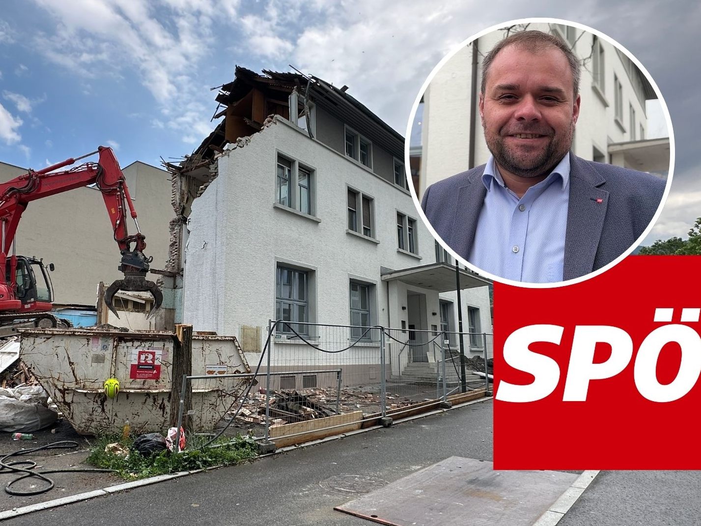 Der Vorarlberger Hof – die Heimstätte der Roten in Dornbirn – wird abgerissen.