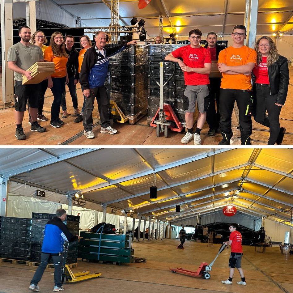 In Doren ist man "grüscht" fürs Bezirksmusikfest.