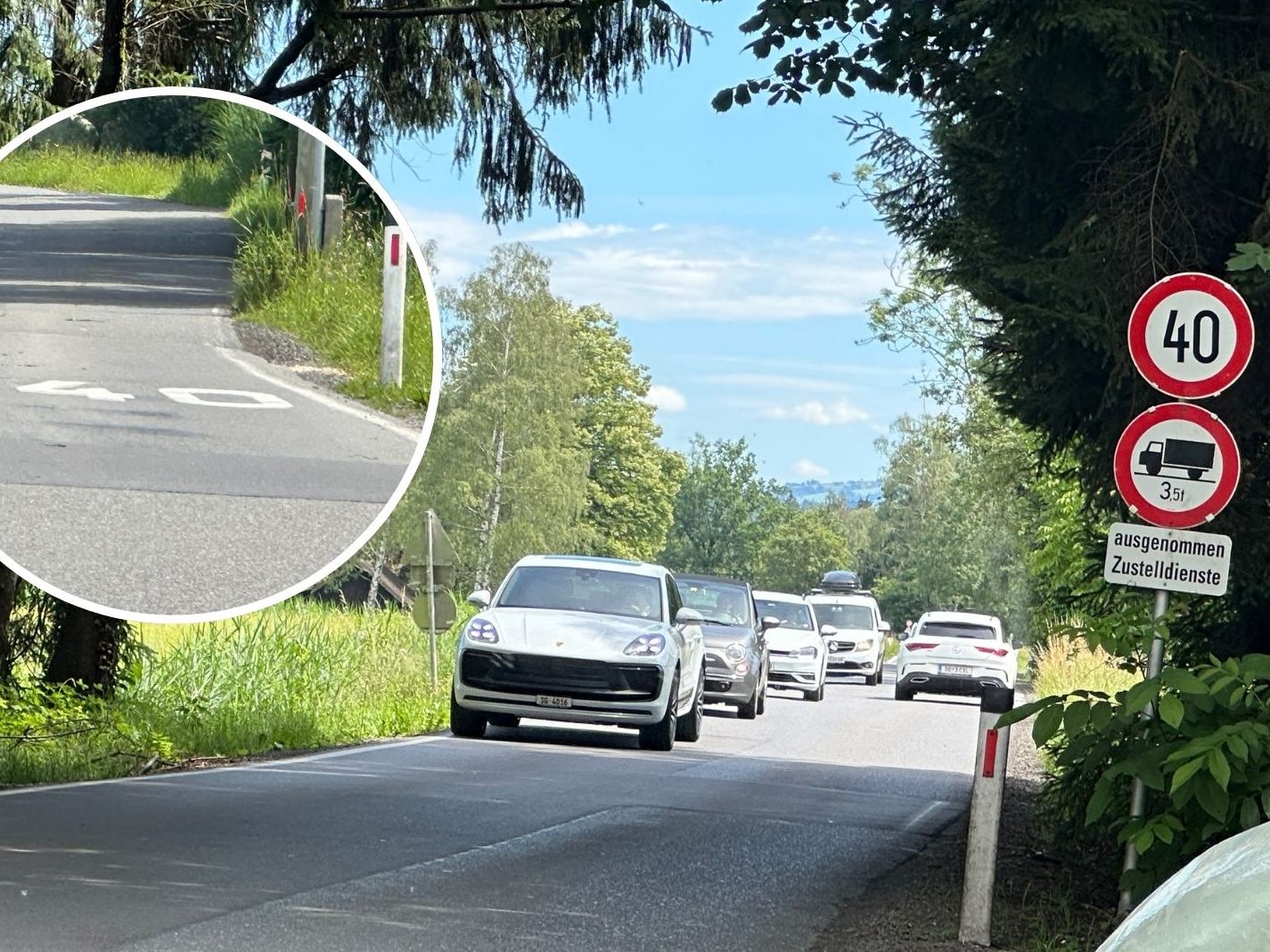 In Lustenau gibt es eine neue 40er-Zone. In Lustenau gibt es eine neue 40er-Zone.