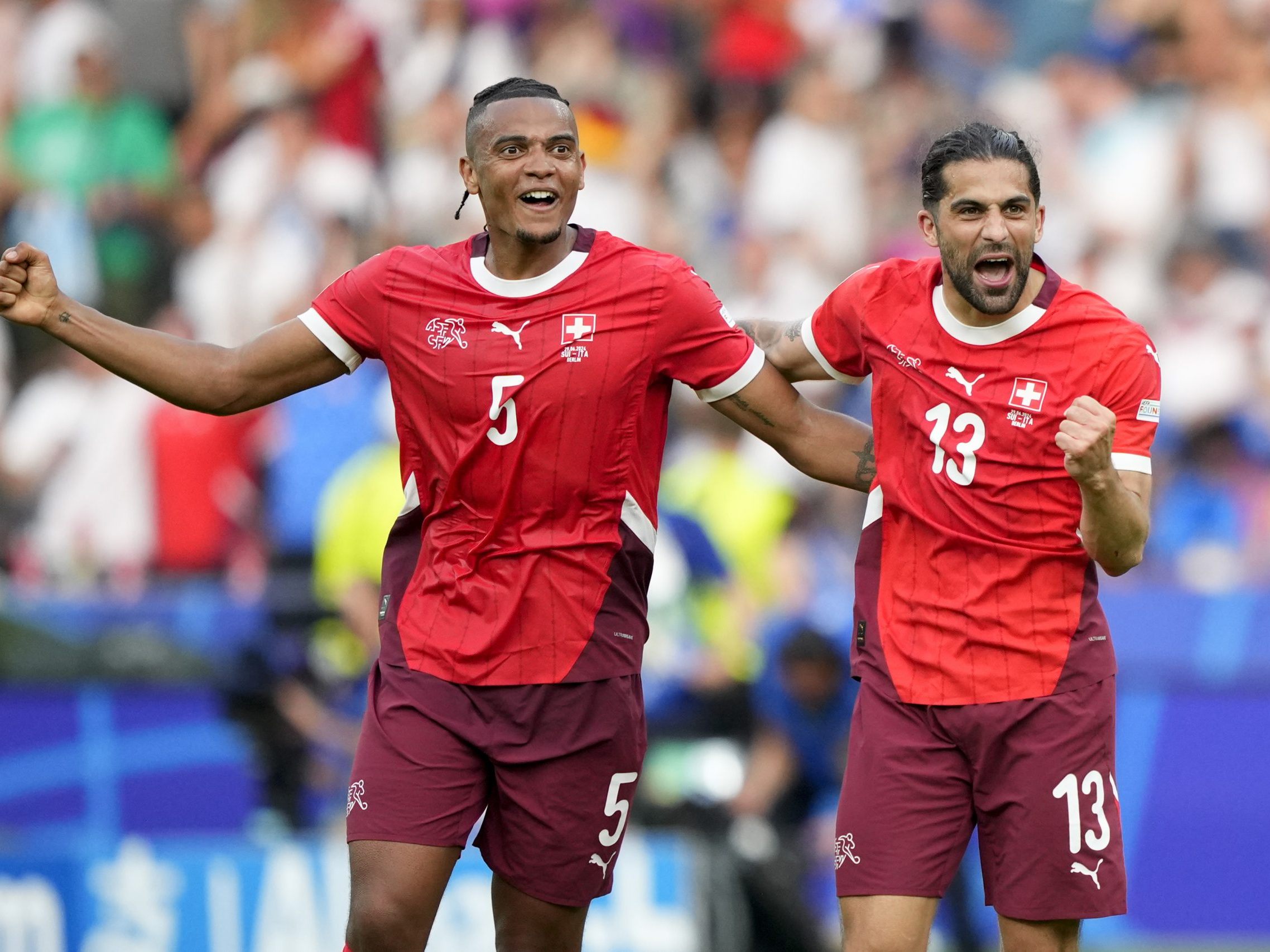 Fußball-EM: Italien konnte die Schweiz am Weg ins Viertelfinale nicht aufhalten. Fußball-EM: Italien konnte die Schweiz am Weg ins Viertelfinale nicht aufhalten.