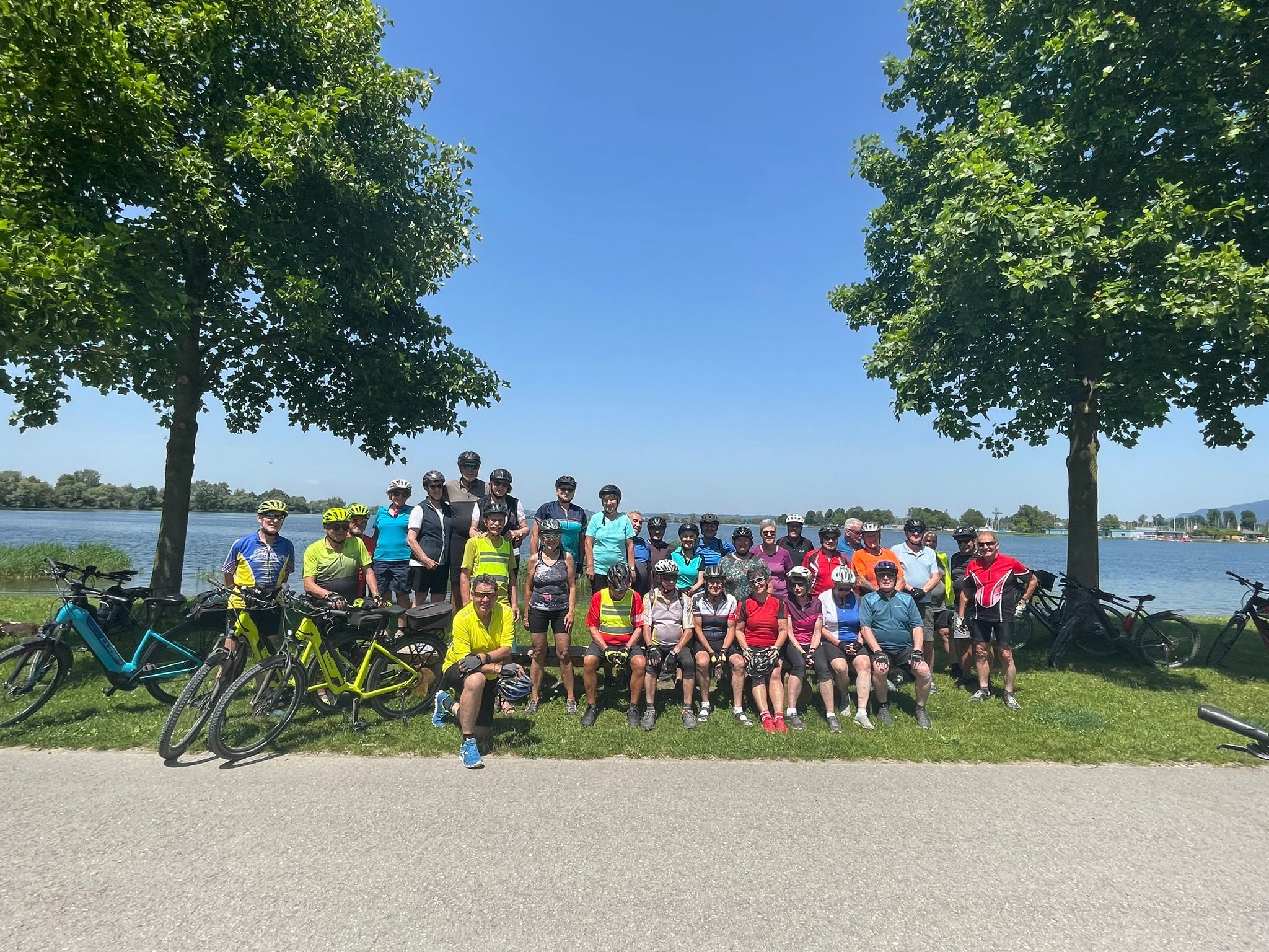 Ganztages-Radtour der Seniorenrunde Rankweil führte nach Bregenz.