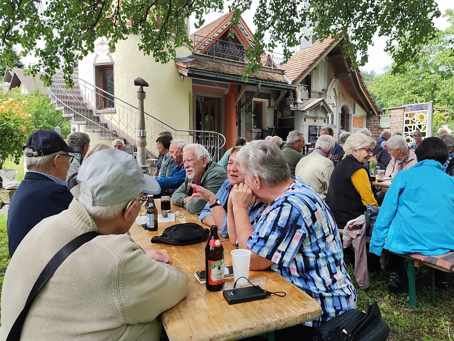 V 50plus Götzis beim Grillnachmittag.
