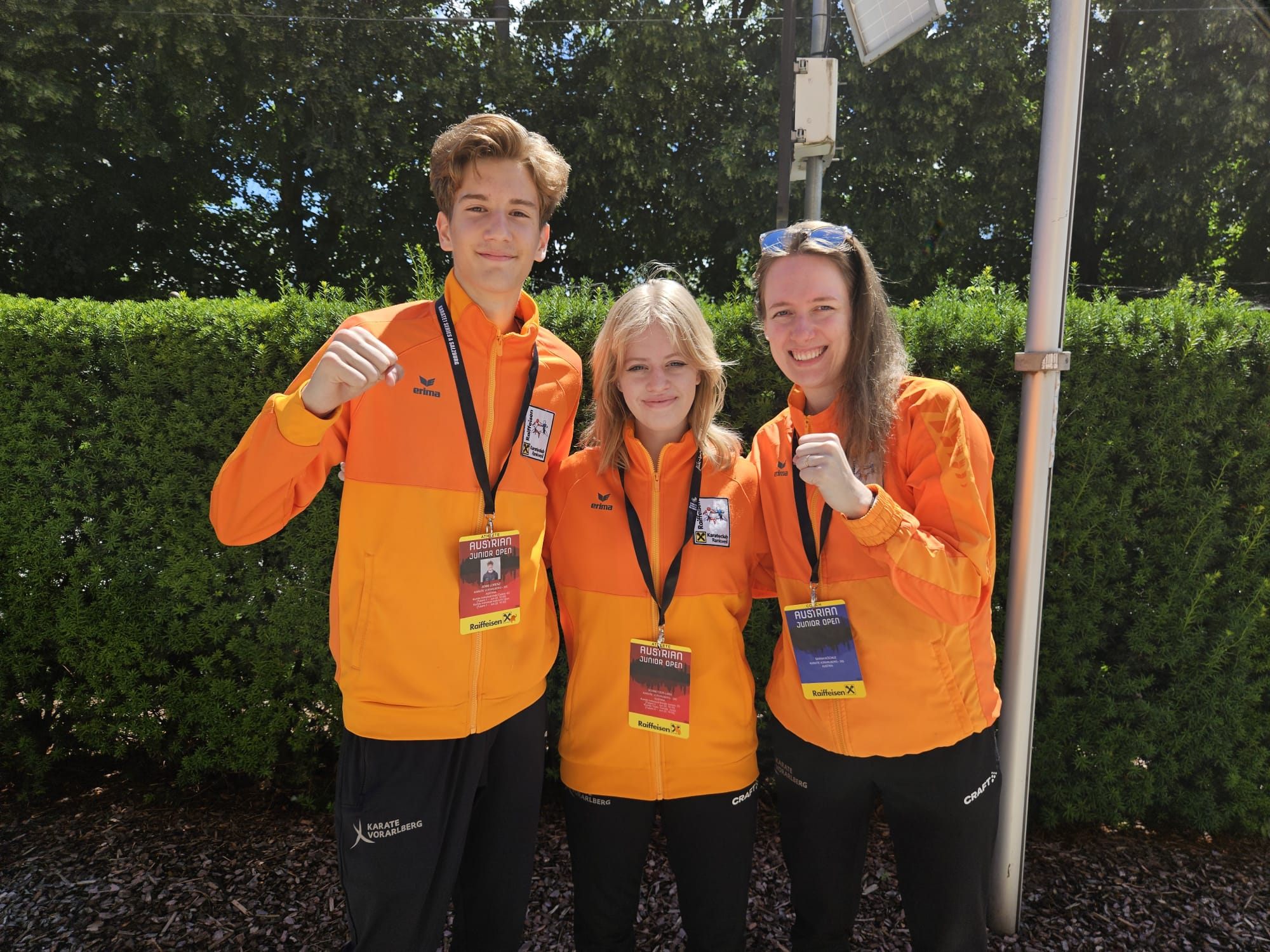 Lorenz Jenni, Lara Schnetzer und Sarah Köchle.