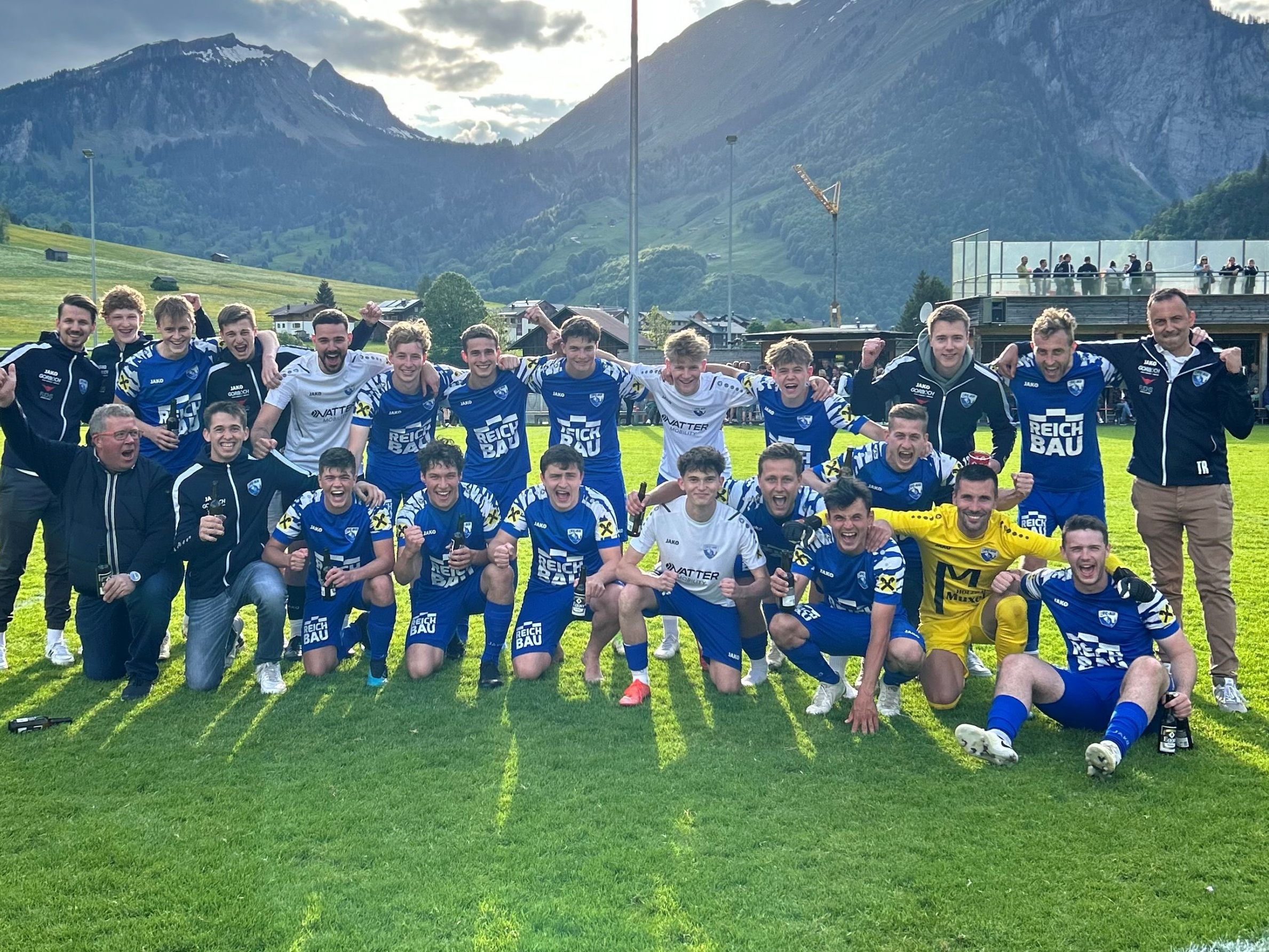 Der FC Au wurde zweimal in Folge Meister.