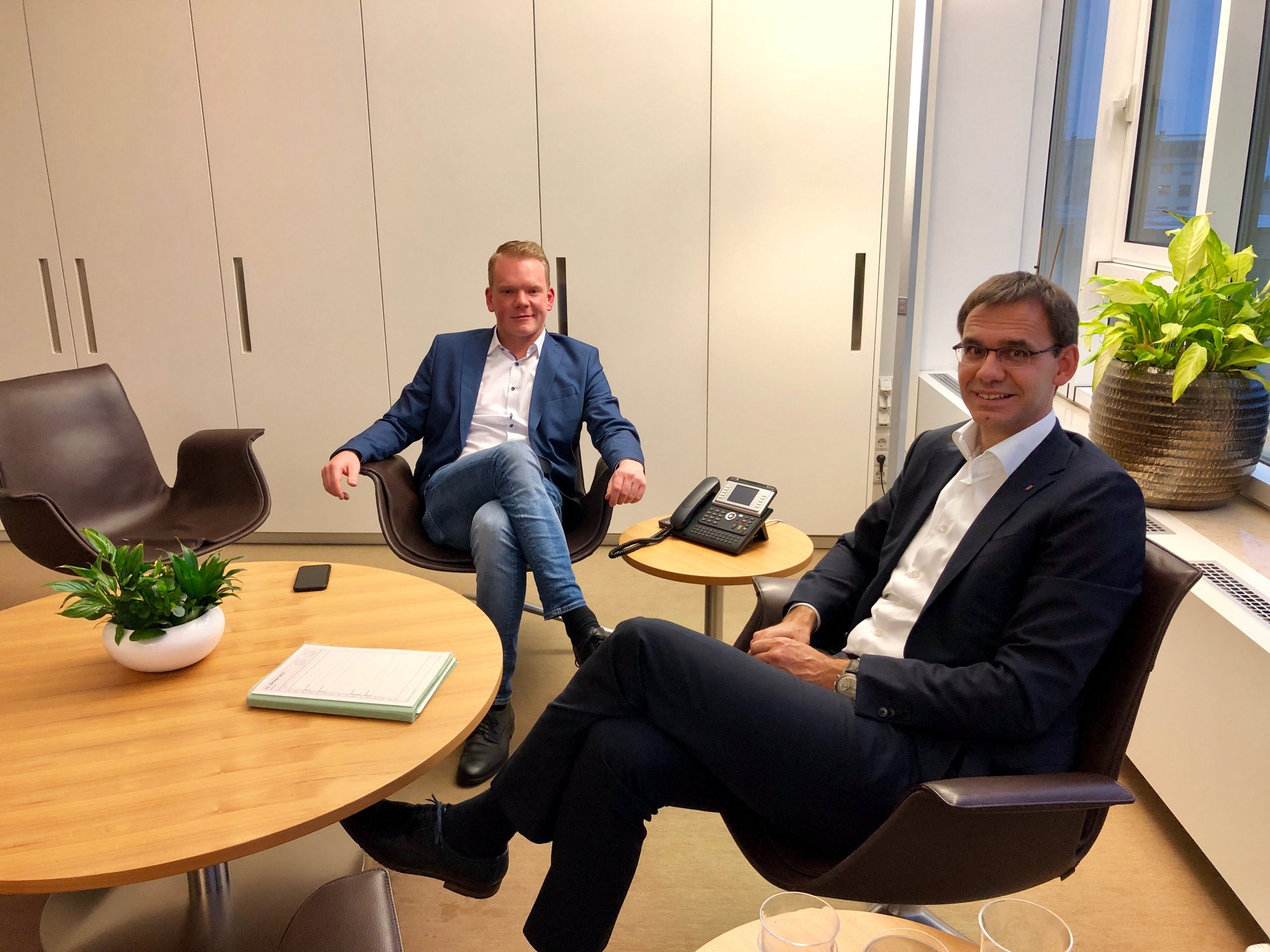 Landeshauptmann Markus Wallner FPÖ-Chef Christof Bitschi Sondierungsgespräche