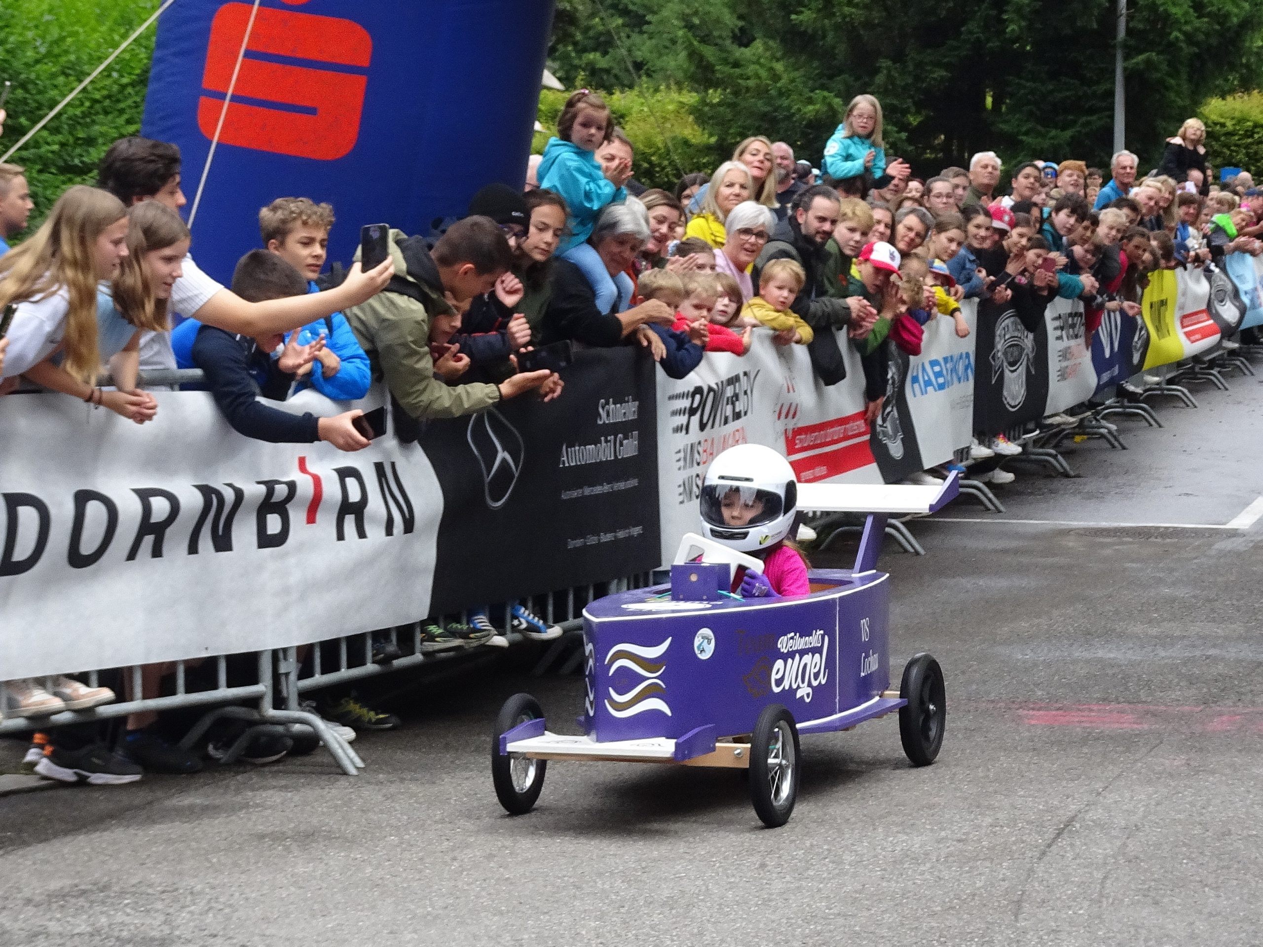 Die Seifenkisten Trophy 5.0 sorgte wieder für einen Besucheransturm im Dornbirner Oberdorf.