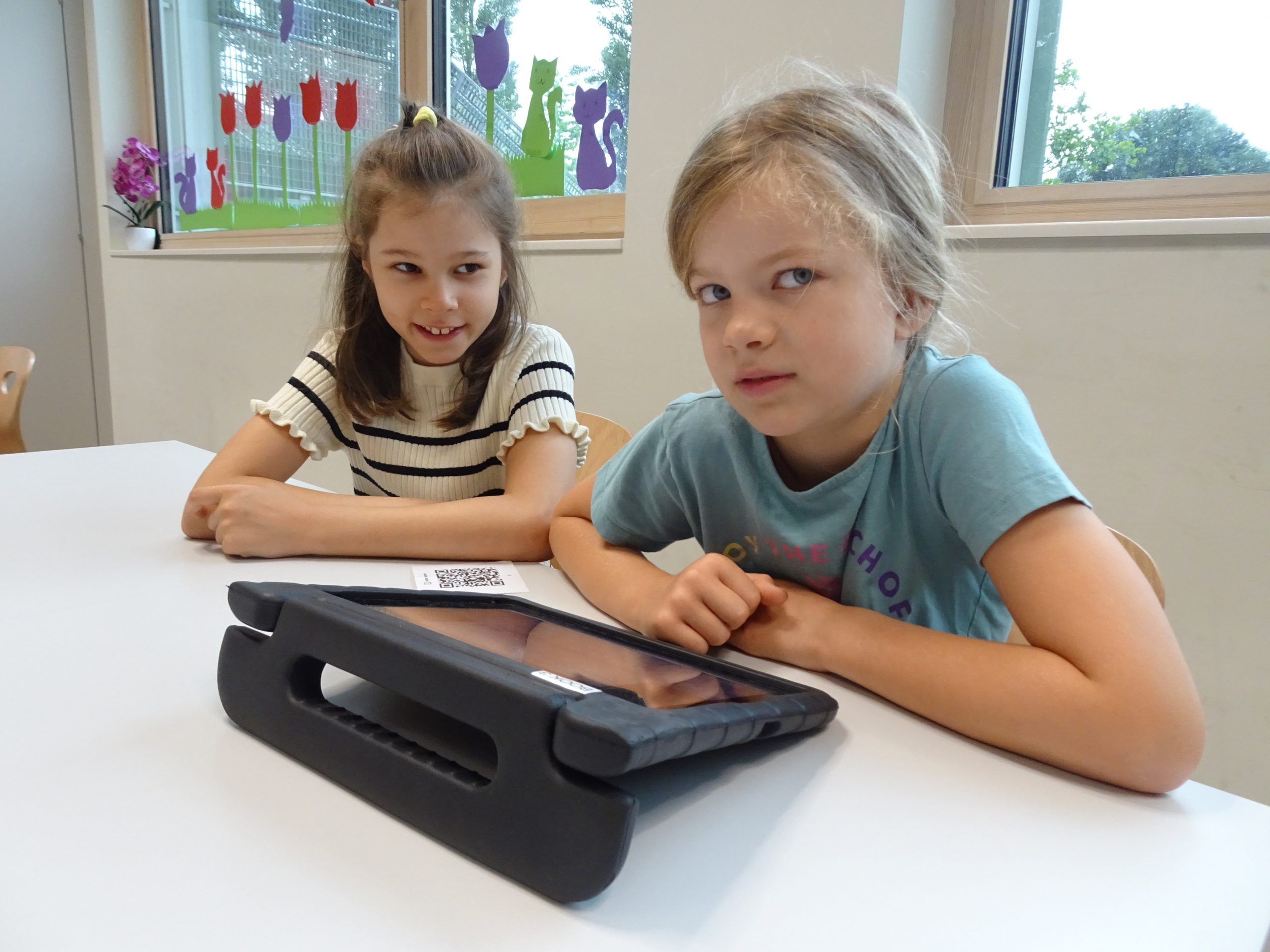 Marie und Fiona gestalten im Rahmen des MINT-Unterrichts ihr erstes Buch. Marie und Fiona gestalten im Rahmen des MINT-Unterrichts ihr erstes Buch.