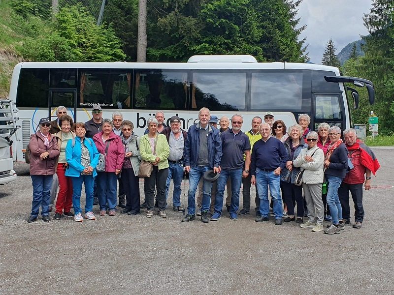 PVÖ Lustenau besuchte längste Hängebrücke