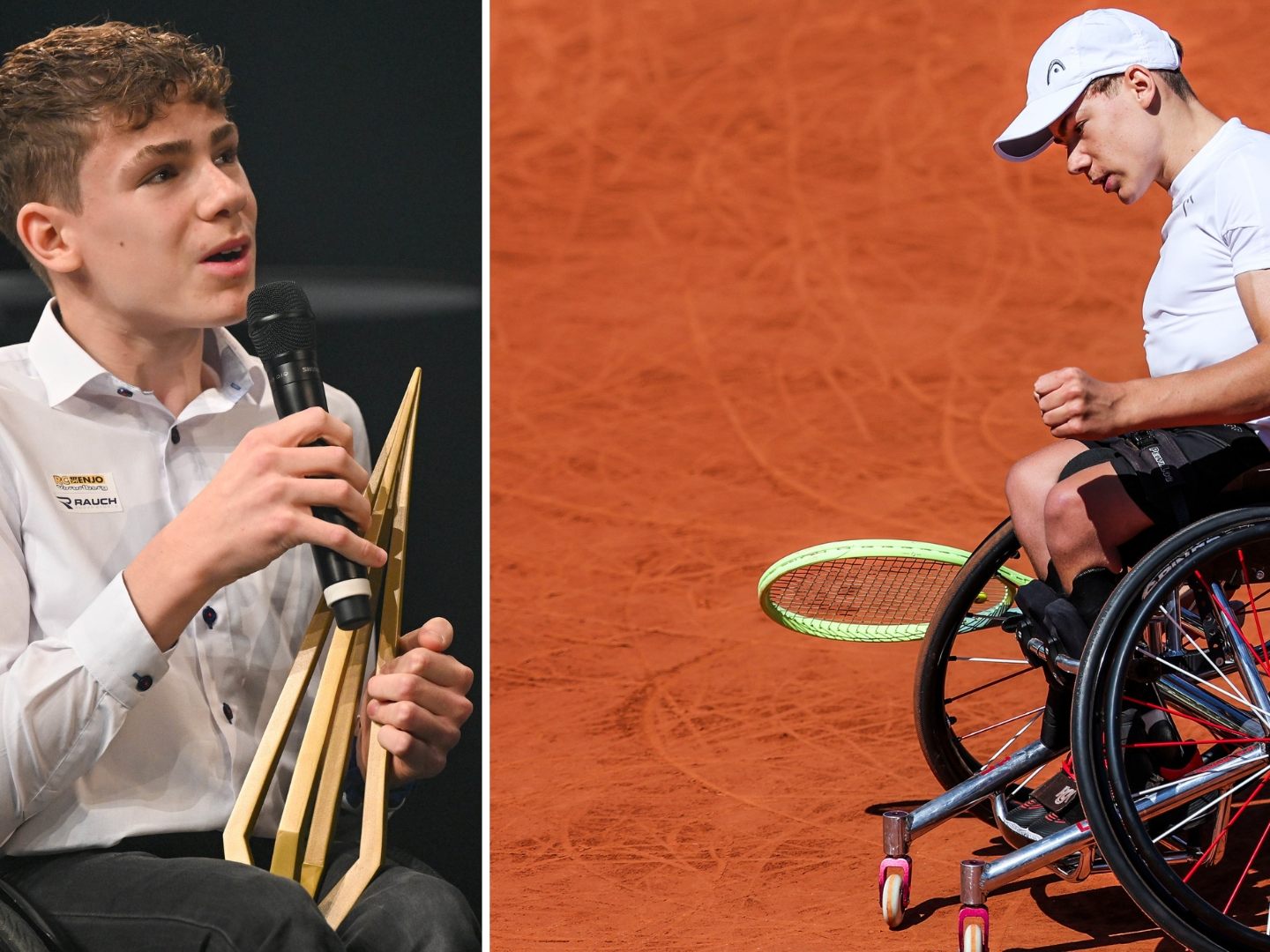 Maximilian Taucher - Hohenemser Tennisspieler in Paris