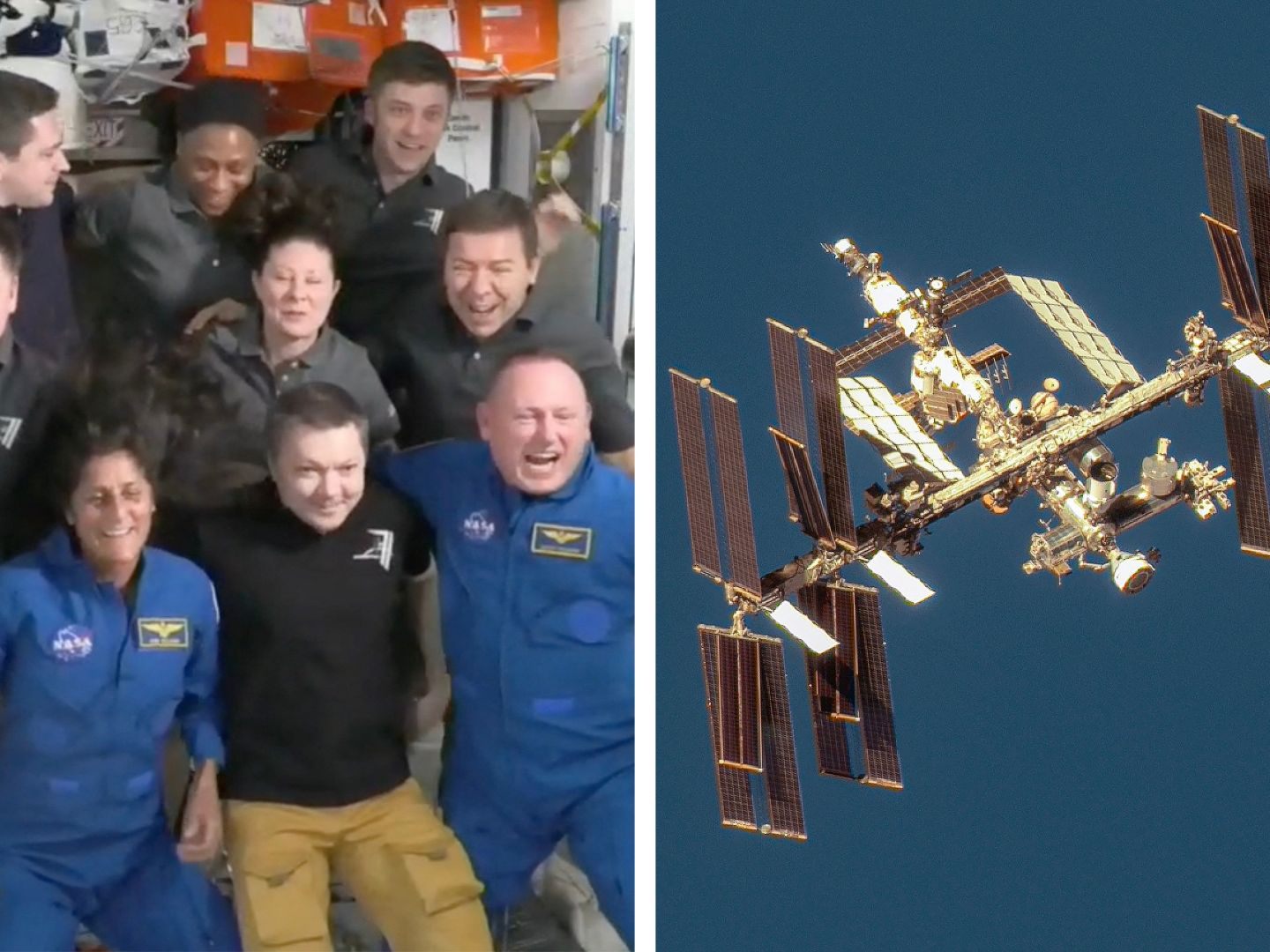 Ein vermeintlicher Notfall auf der Internationalen Raumstation ISS sorgte für Aufregung, als die NASA versehentlich eine Übung per Livestream veröffentlichte. Ein vermeintlicher Notfall auf der Internationalen Raumstation ISS sorgte für Aufregung, als die NASA versehentlich eine Übung per Livestream veröffentlichte.