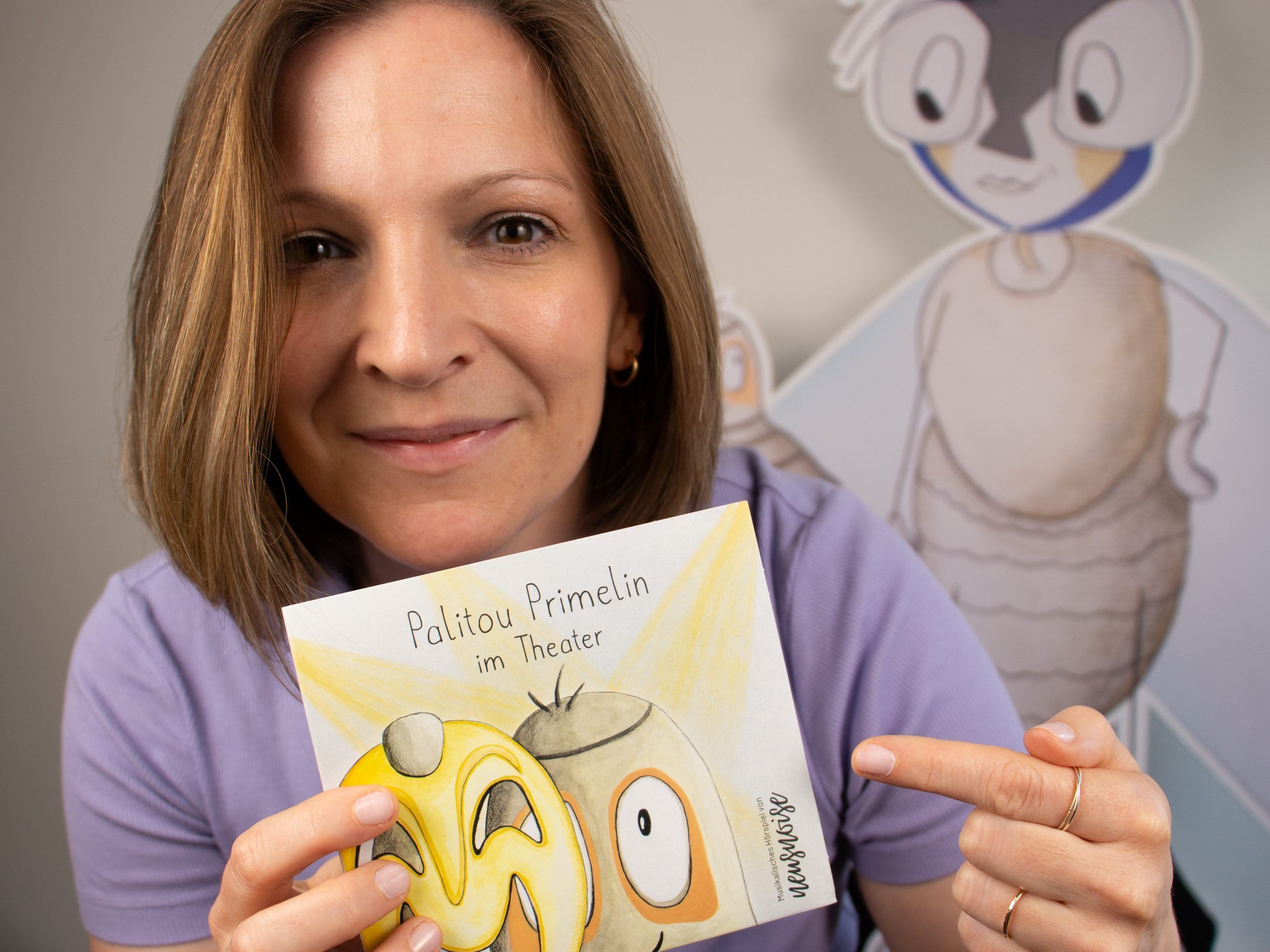 Pia Neururer und ihr neuestes Baby - das Folgeabenteuer von Palitou Primelin, das es ab sofort als Hörspiel gibt. Pia Neururer und ihr neuestes Baby - das Folgeabenteuer von Palitou Primelin, das es ab sofort als Hörspiel gibt.