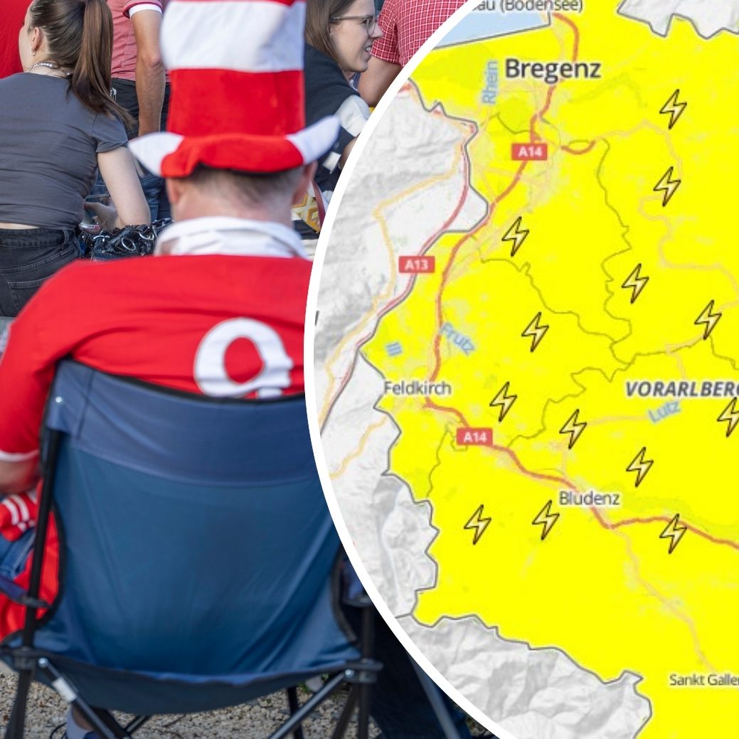 Das Wetter wird den Public Viewings am Freitag einen Strich durch die EM-Rechnung machen.