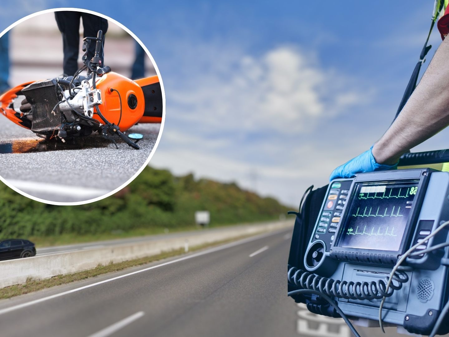 Verkehrsunfall auf der A14 in Richtung Deutschland (Symbolbild) Verkehrsunfall auf der A14 in Richtung Deutschland (Symbolbild)