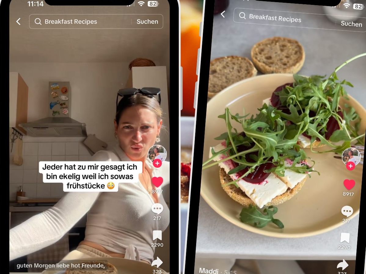 In einem kürzlich veröffentlichten Video zeigt eine Frau ihr ungewöhnliches Frühstück, das in den sozialen Medien für reichlich Diskussionen sorgt. In einem kürzlich veröffentlichten Video zeigt eine Frau ihr ungewöhnliches Frühstück, das in den sozialen Medien für reichlich Diskussionen sorgt.