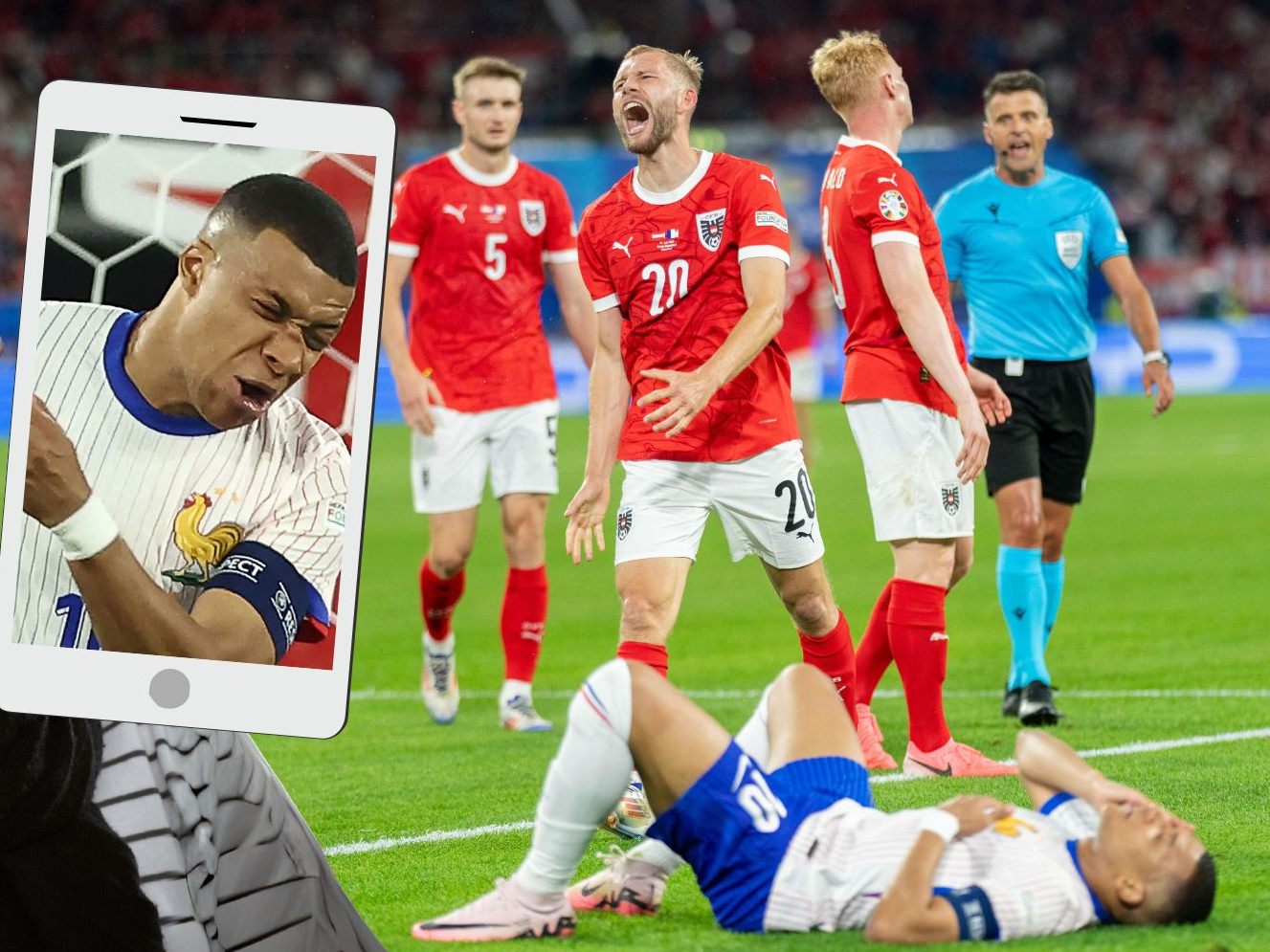 "Le Parisien": "Knapper Sieg, aber großer Schrecken für Kylian Mbappé!" "Le Parisien": "Knapper Sieg, aber großer Schrecken für Kylian Mbappé!"