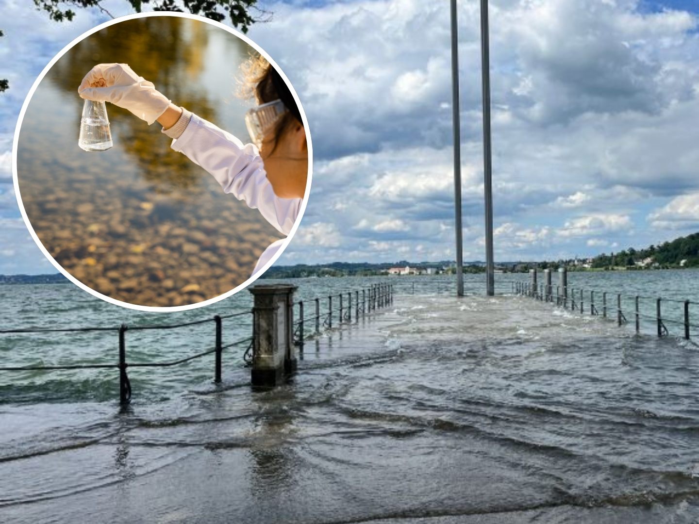 Die Keimbelastung im Bodensee ist gering (Symbolbild)