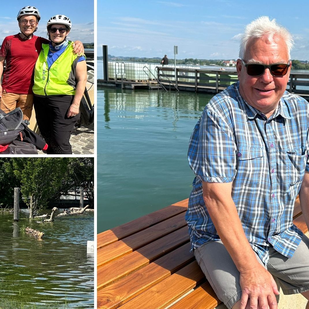 Walter (r) und Arlette (l) sprachen mit VOL.AT über die aktuelle Lage am Bodensee.