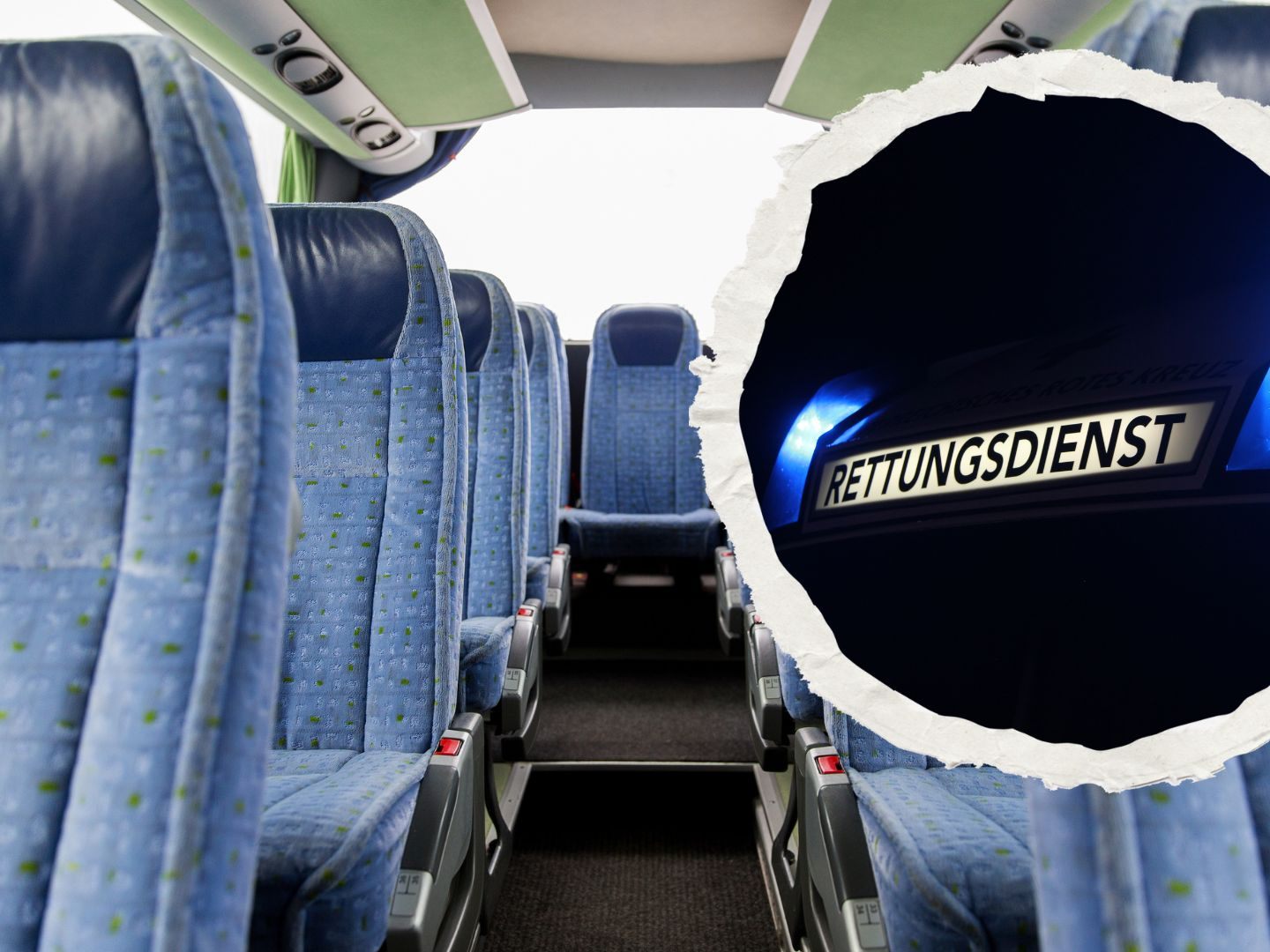 Bus mit 20 Fahrgästen touchierte Schwerfahrzeug seitlich - Ein Passagier durch Glassplitter verletzt Bus mit 20 Fahrgästen touchierte Schwerfahrzeug seitlich - Ein Passagier durch Glassplitter verletzt