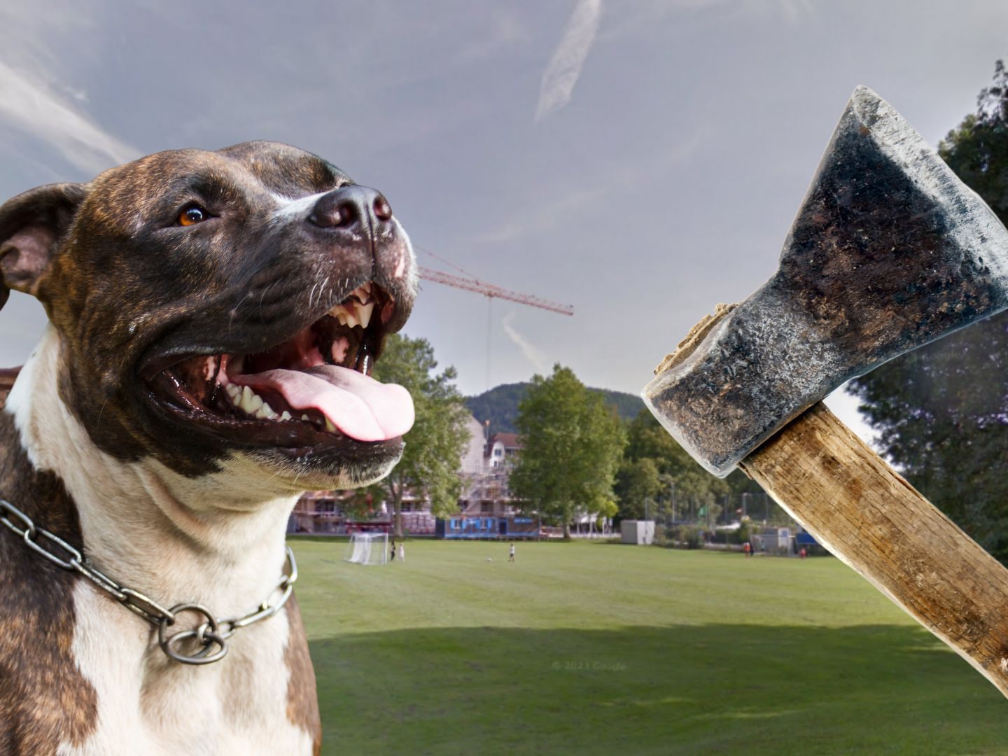 Der Pitbull wurde schwer verletzt und verstarb auf dem Weg zum Tierarzt Der Pitbull wurde schwer verletzt und verstarb auf dem Weg zum Tierarzt