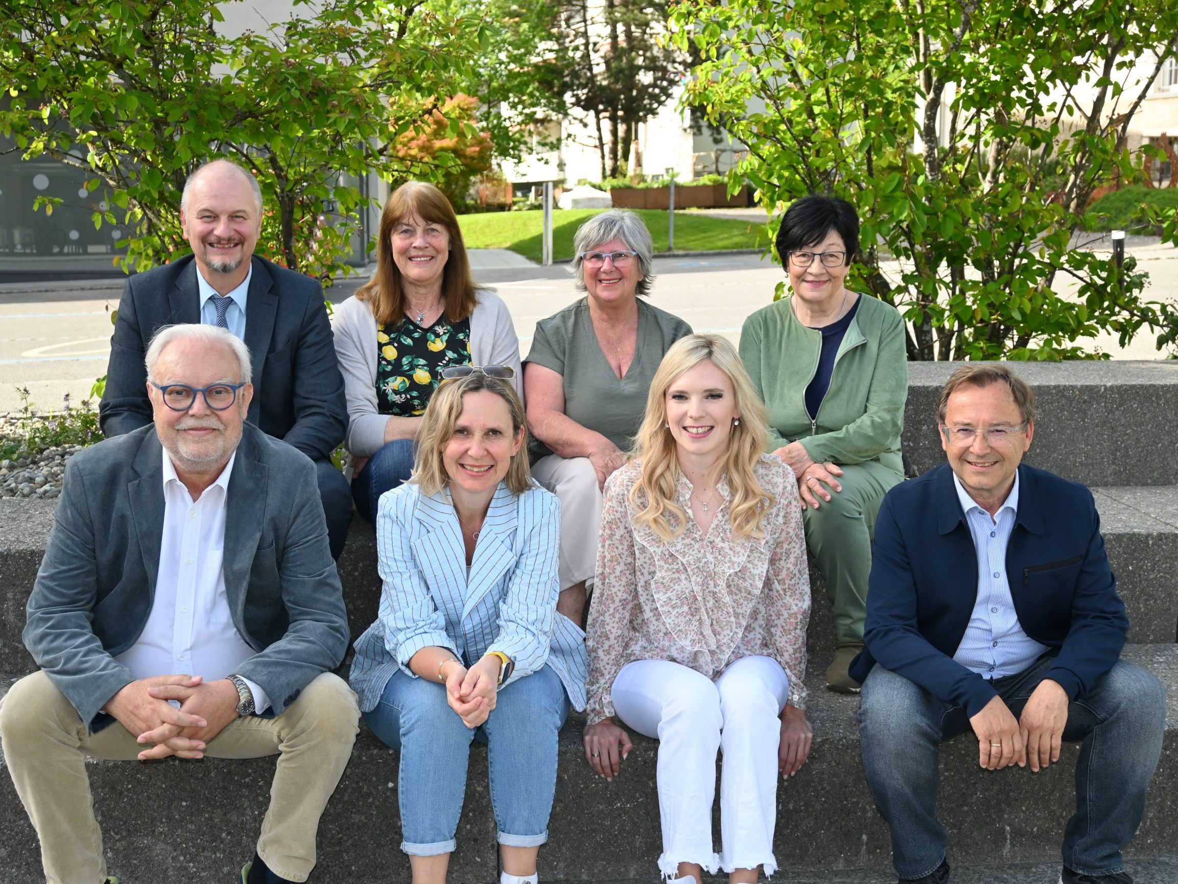 Das Vorstandsteam des Krankenpflegevereins blickt positiv in die Zukunft.