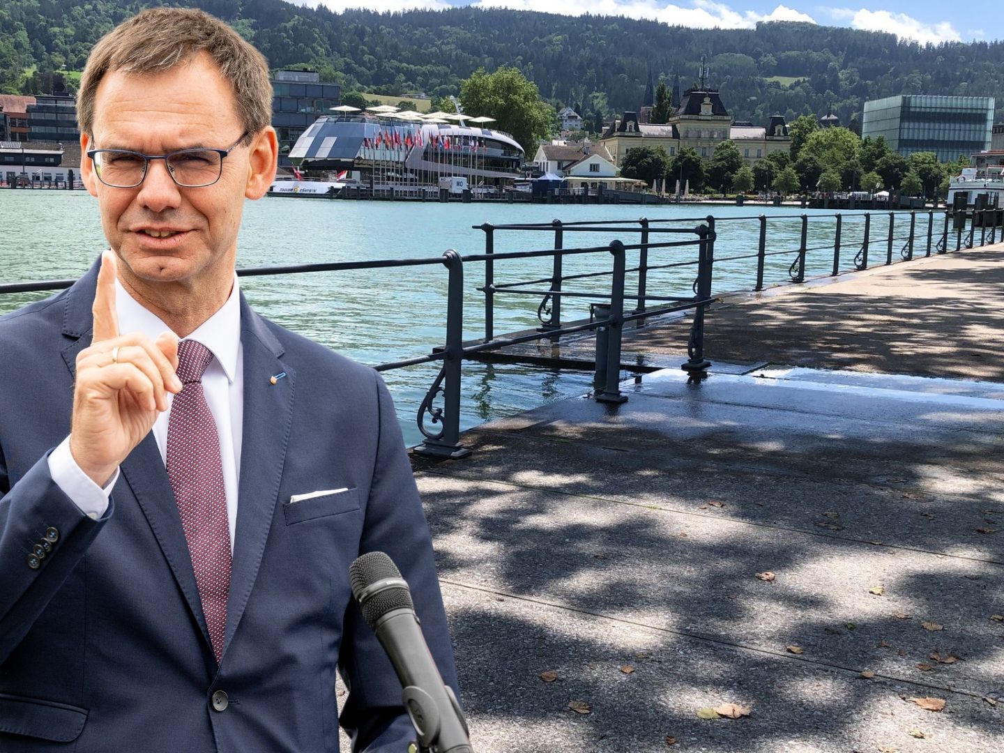 So sieht der Bodensee aktuell am Dienstagnachmittag aus. So sieht der Bodensee aktuell am Dienstagnachmittag aus.