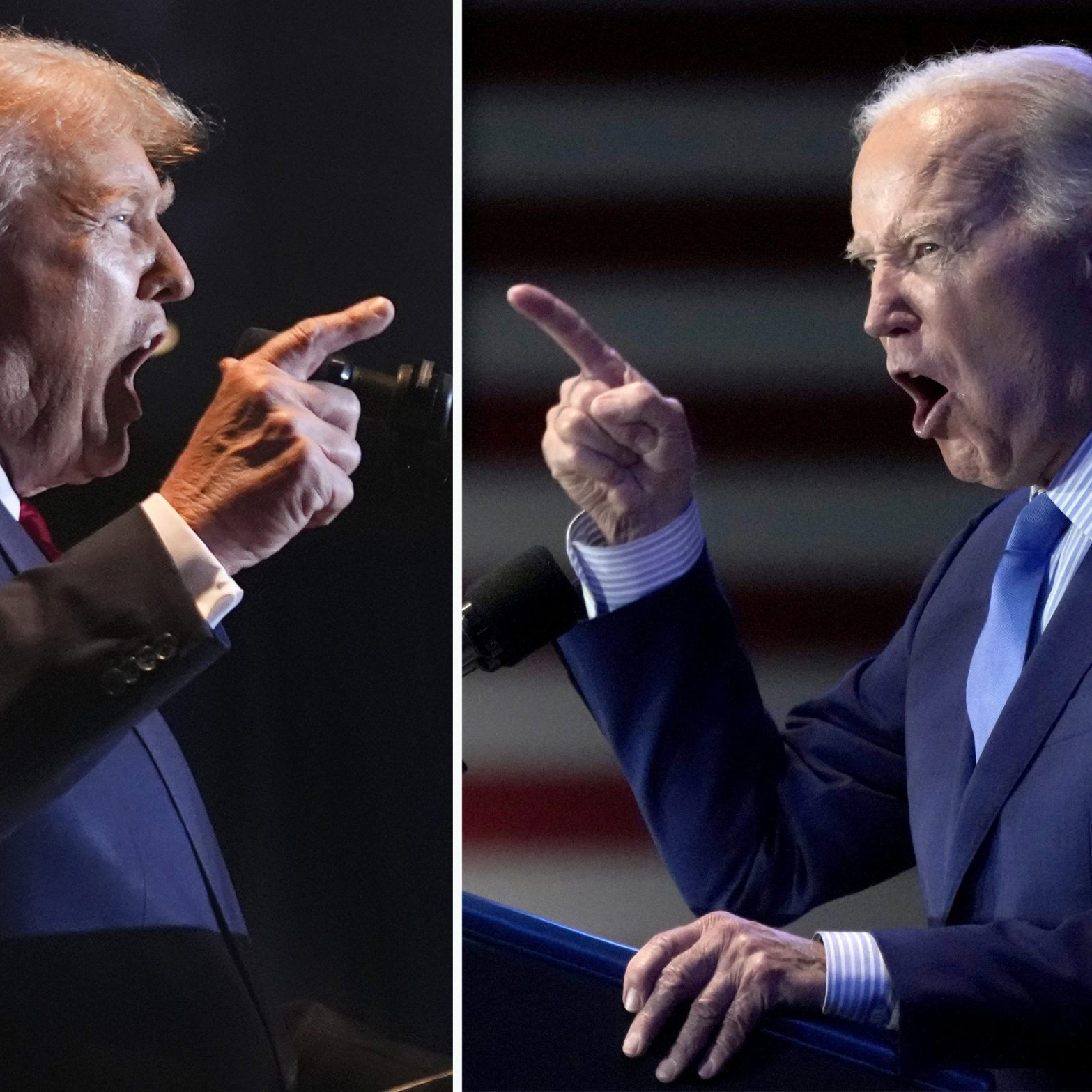 US-Wahl 2024: Trump versus Biden. US-Wahl 2024: Trump versus Biden.