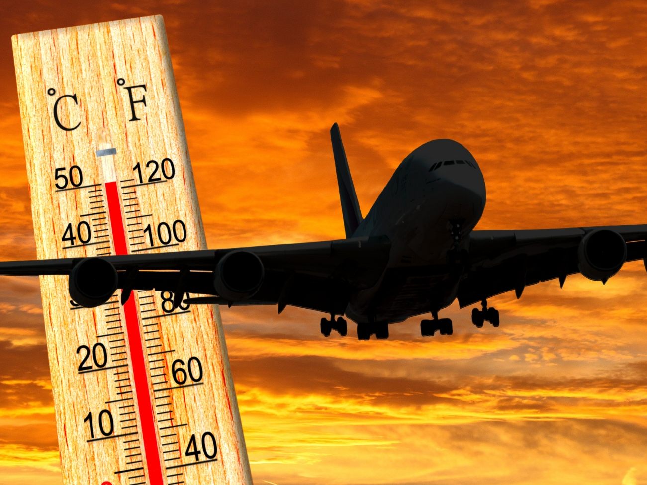 Über 50 Grad im Flugzeug löste Panik unter den Passagieren aus. (Symbolbild) Über 50 Grad im Flugzeug löste Panik unter den Passagieren aus. (Symbolbild)